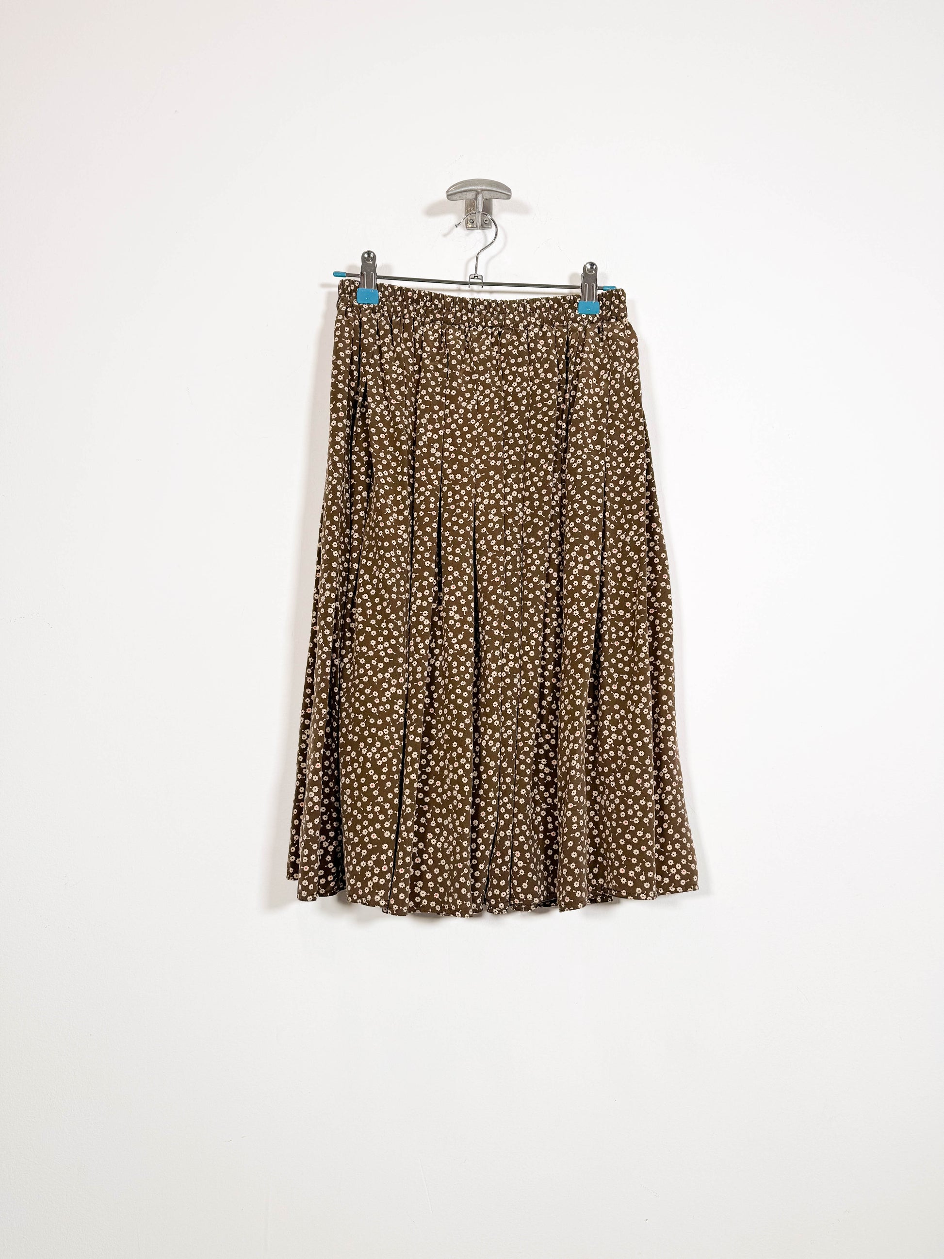 Falda plisada Marinabravin - Talla 36/38 - Caramelo Vintage