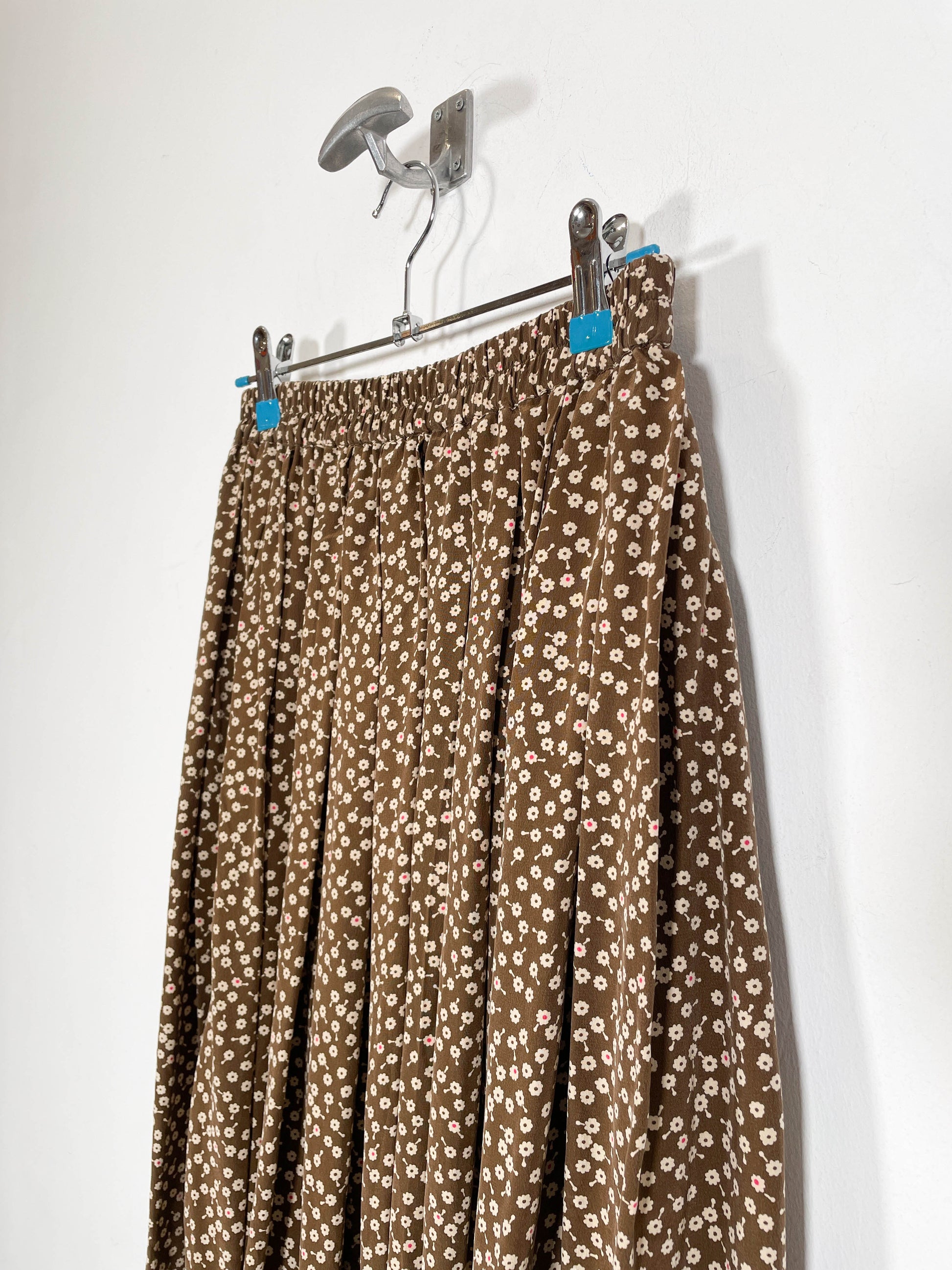 Falda plisada Marinabravin - Talla 36/38 - Caramelo Vintage