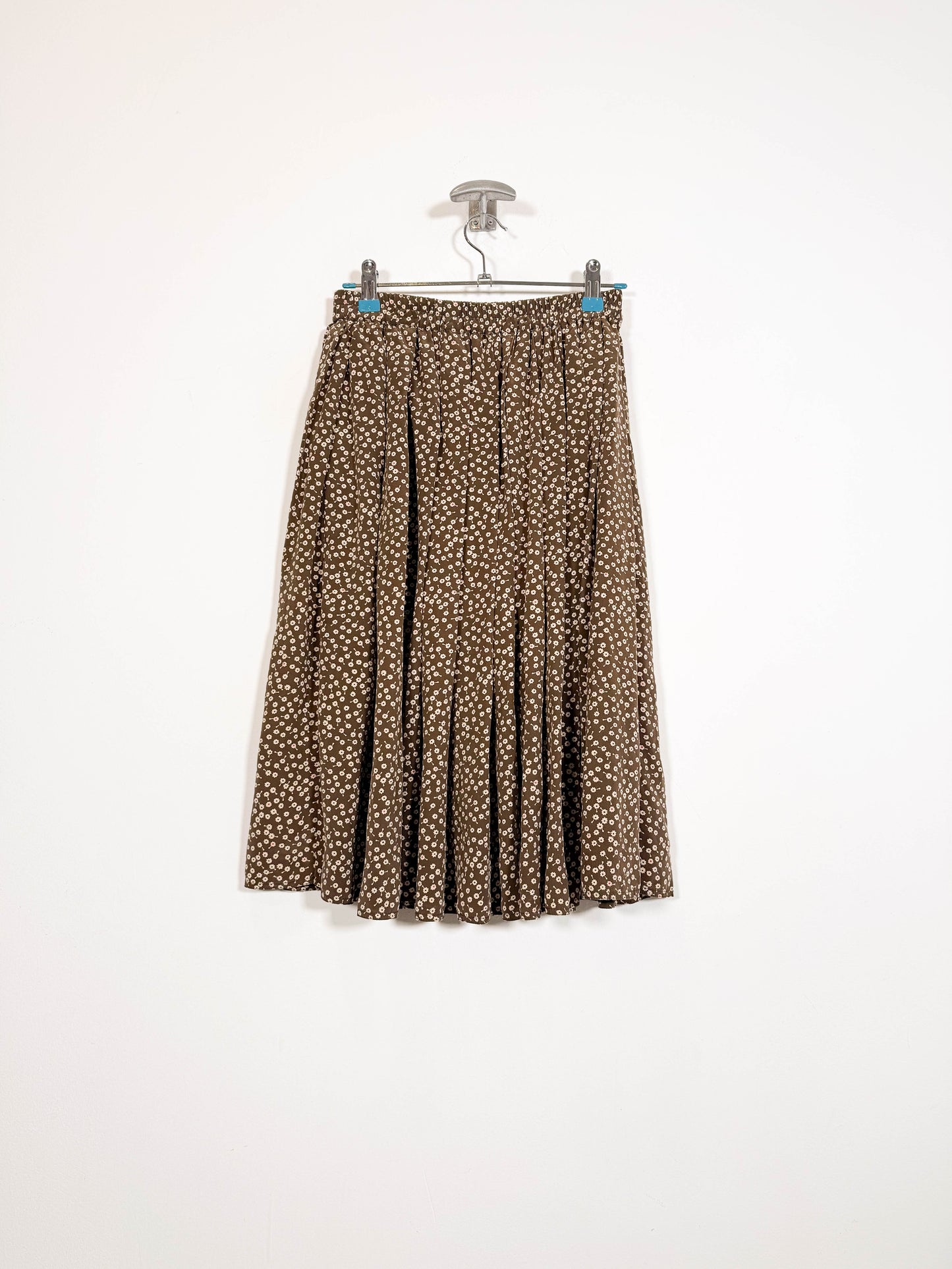 Falda plisada Marinabravin - Talla 36/38 - Caramelo Vintage