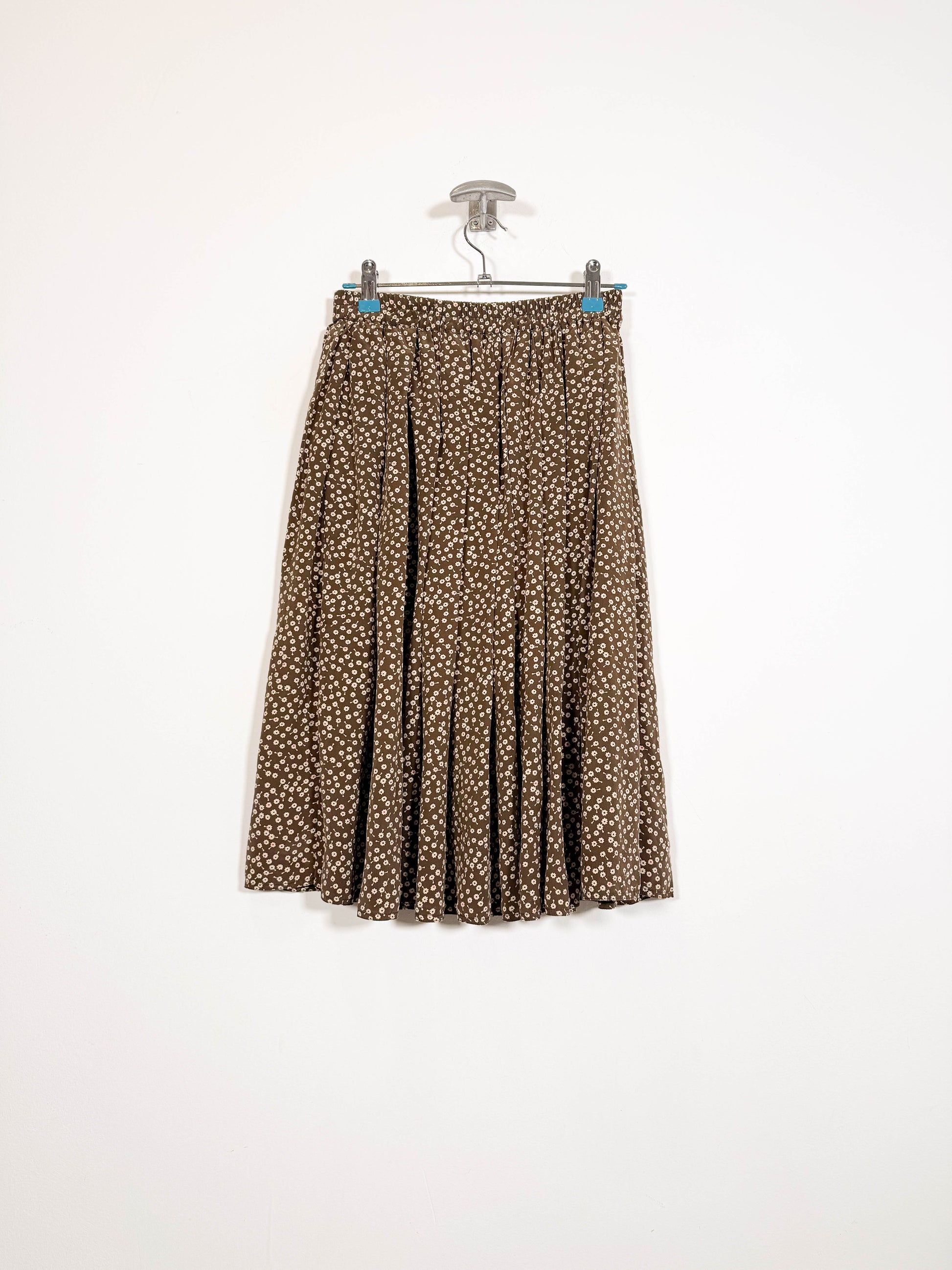 Falda plisada Marinabravin - Talla 36/38 - Caramelo Vintage