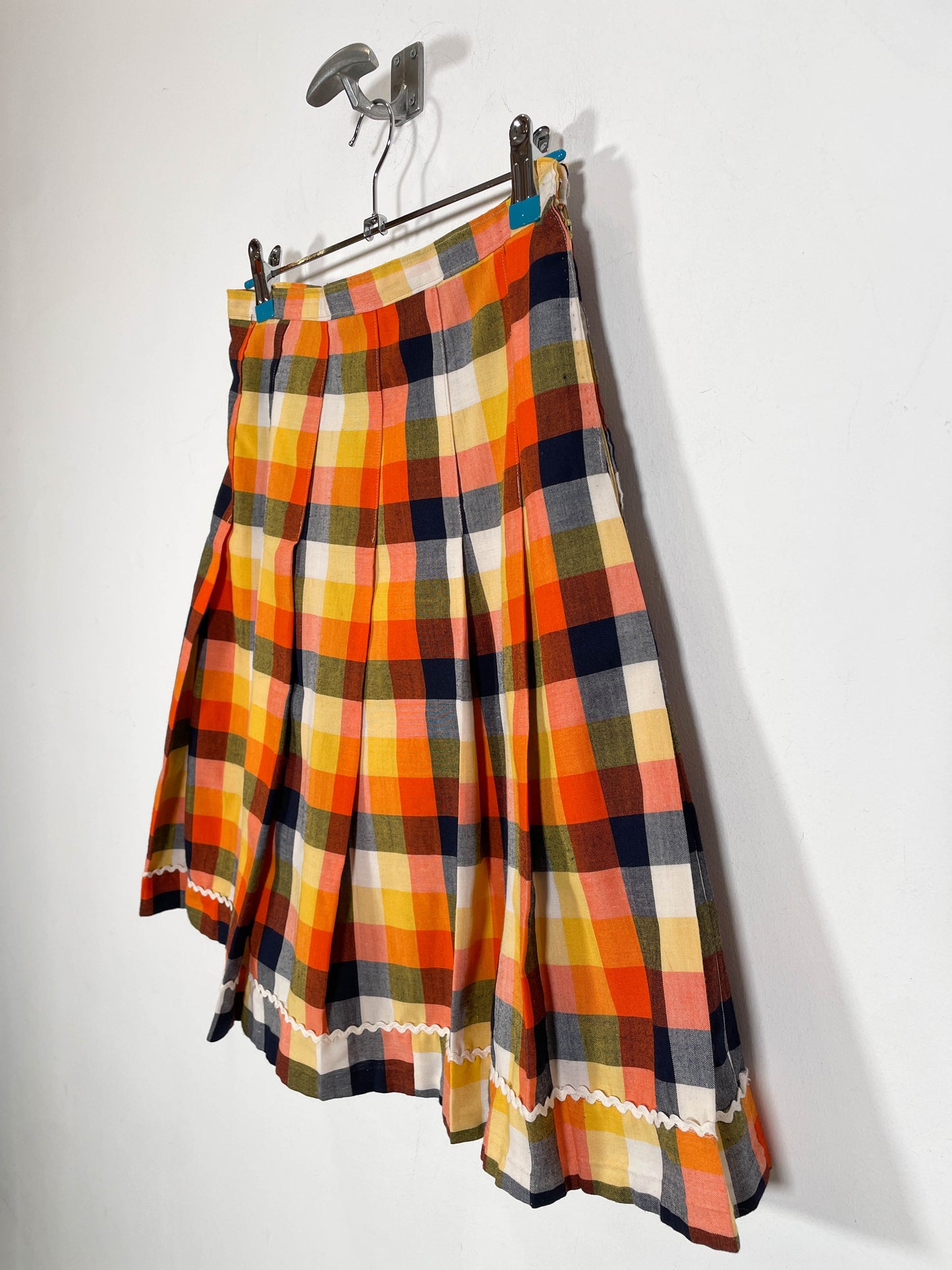 Falda Vichy - Talla 36 - Caramelo Vintage