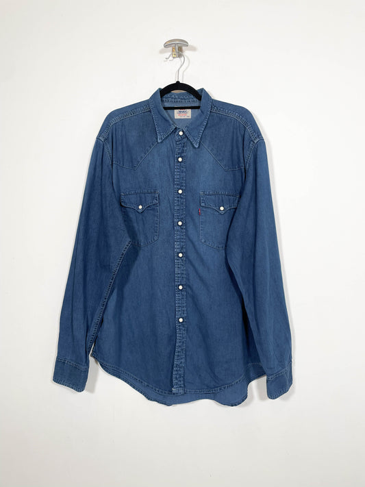 Camisa vaquera Levi's - Talla XL/XXL - Caramelo Vintage