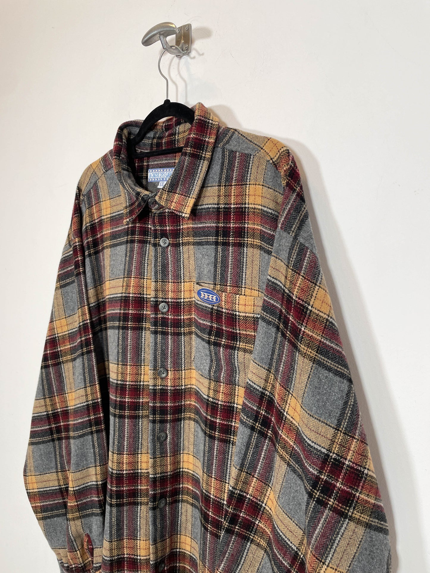 Sobrecamisa de franela Garçons - Talla XXL - Caramelo Vintage