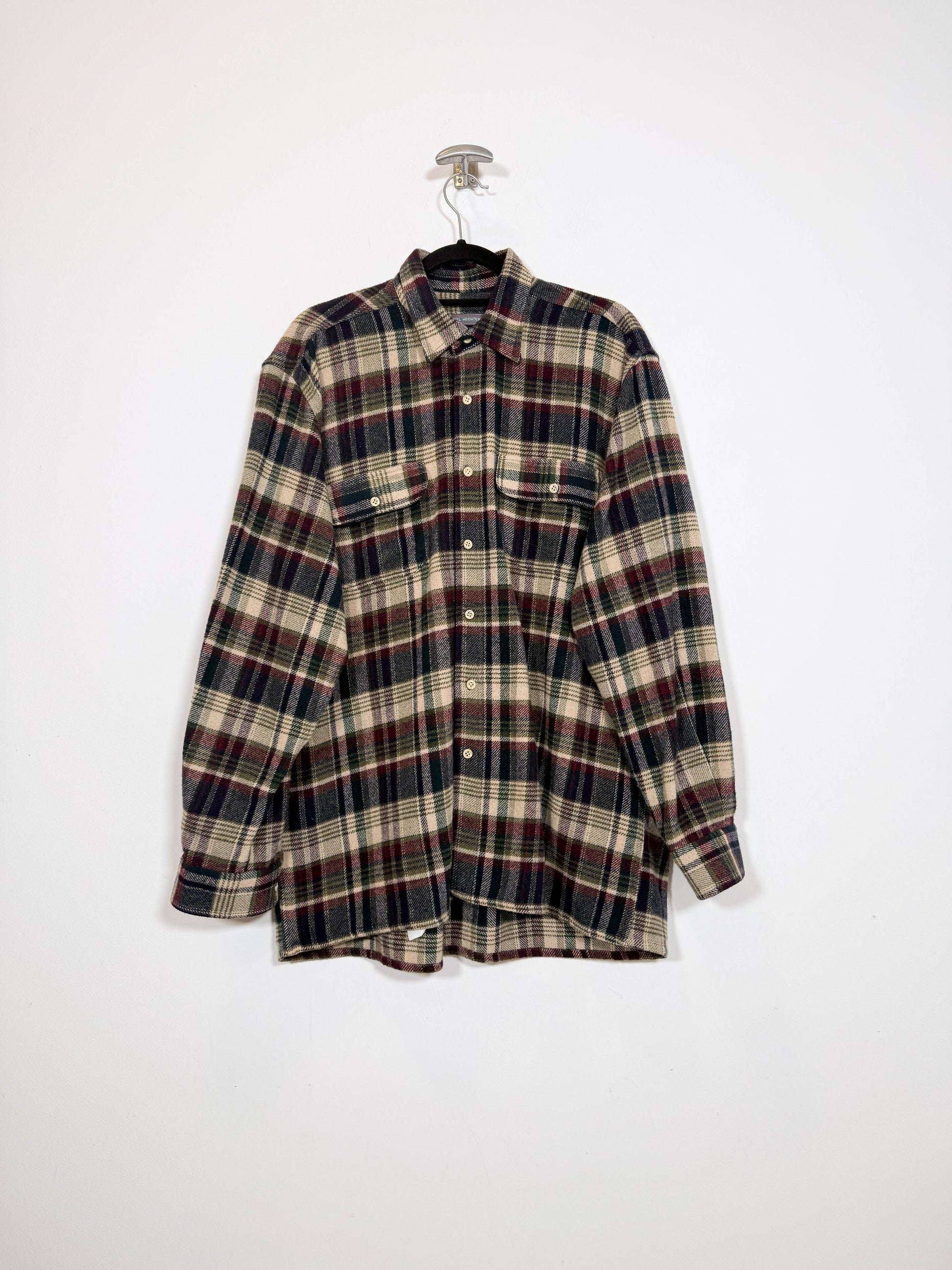 Sobrecamisa de franela Daniel - Talla XL - Caramelo Vintage