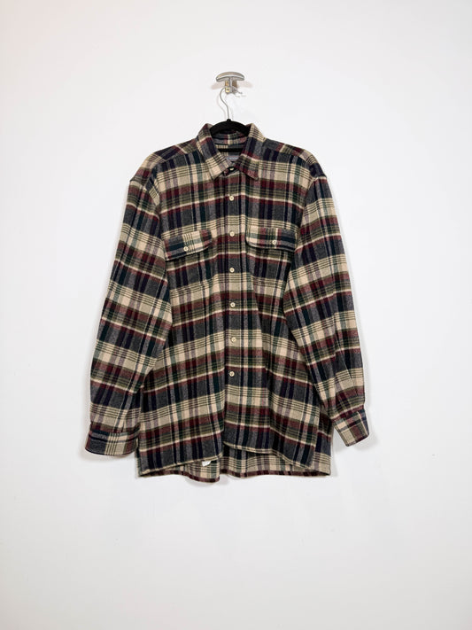 Sobrecamisa de franela Daniel - Talla XL - Caramelo Vintage