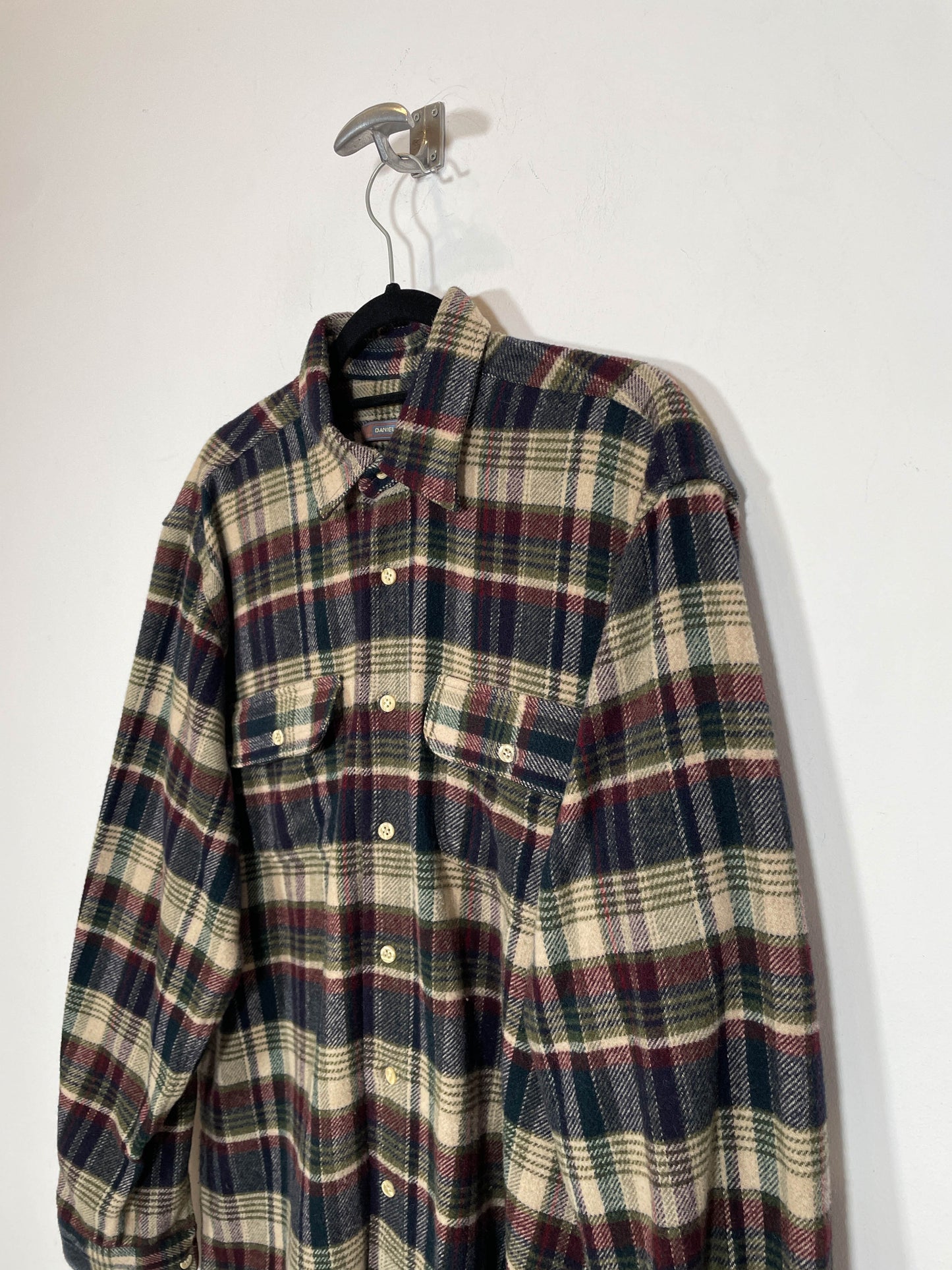 Sobrecamisa de franela Daniel - Talla XL - Caramelo Vintage