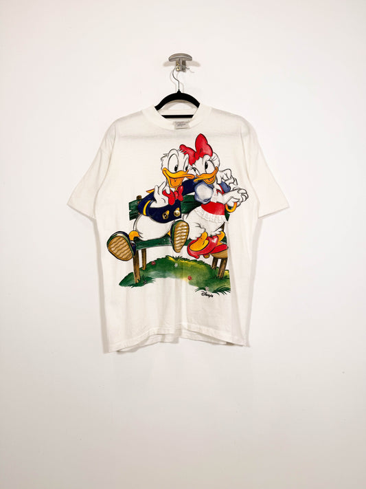 Camiseta Donald y Daisy Emmanuel Schvili - Talla L - Caramelo Vintage