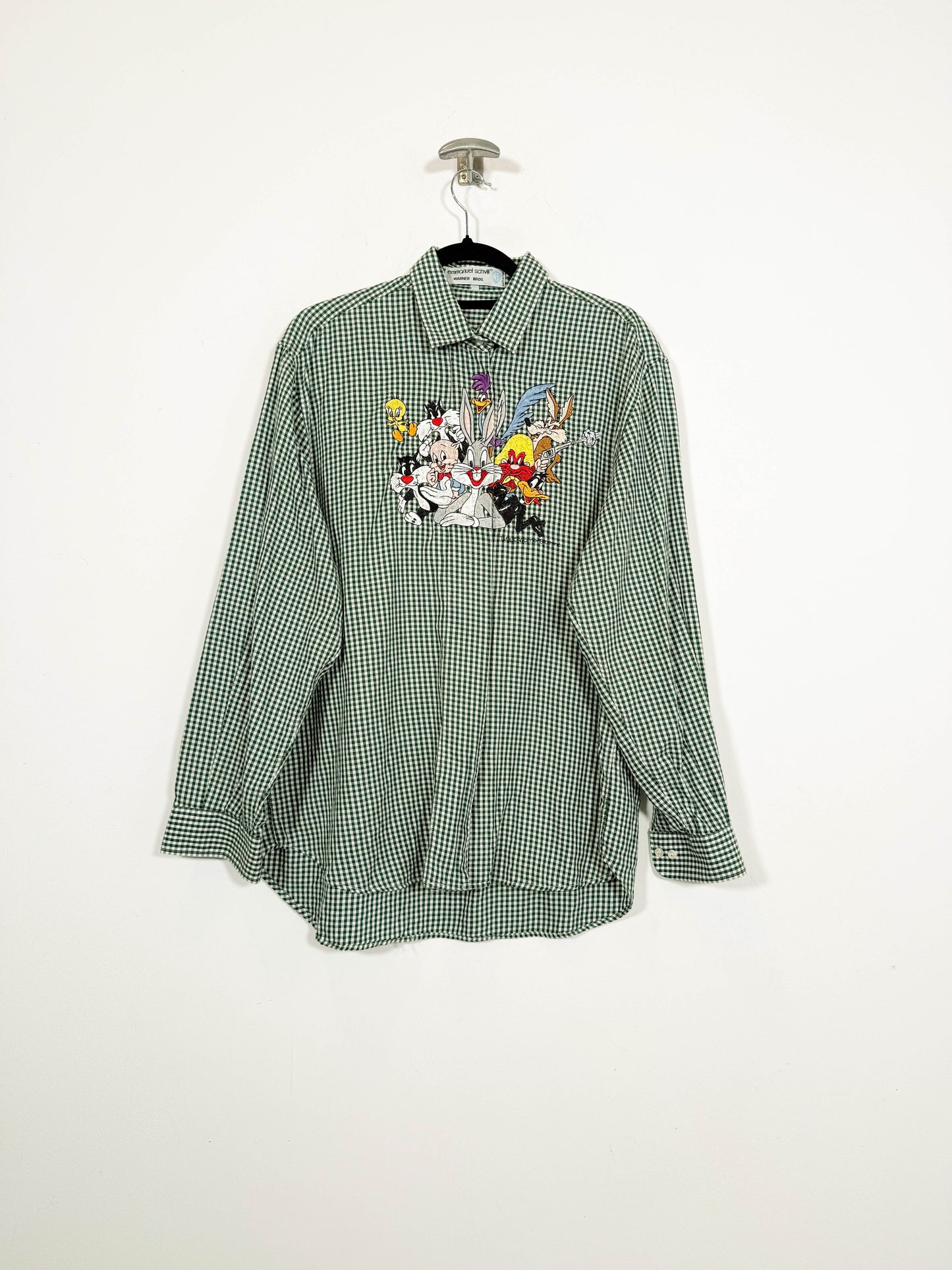 Camisa Warner Bros. Emmanuel Schvili - Talla M/L - Caramelo Vintage