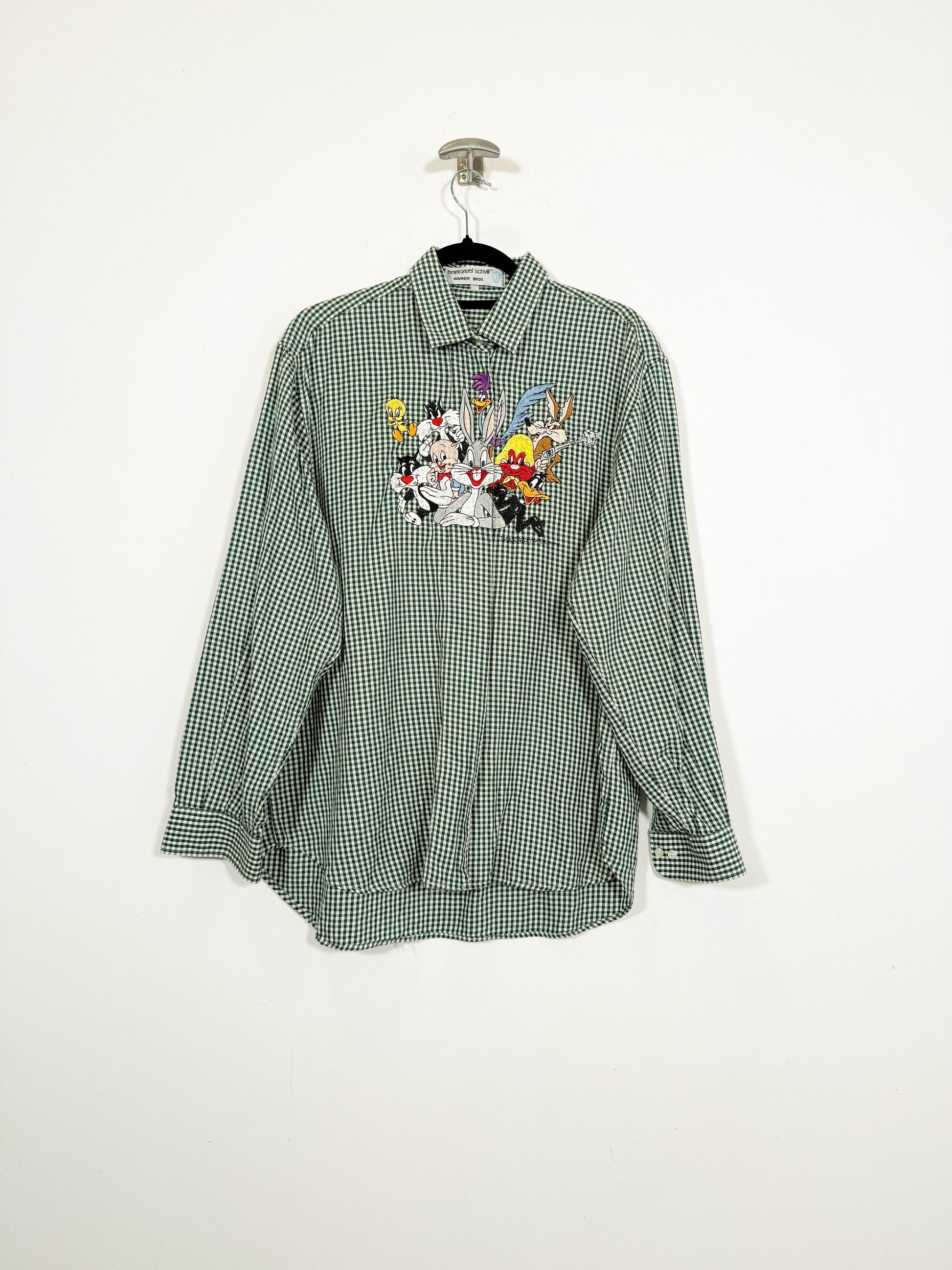 Camisa Warner Bros. Emmanuel Schvili - Talla M/L - Caramelo Vintage