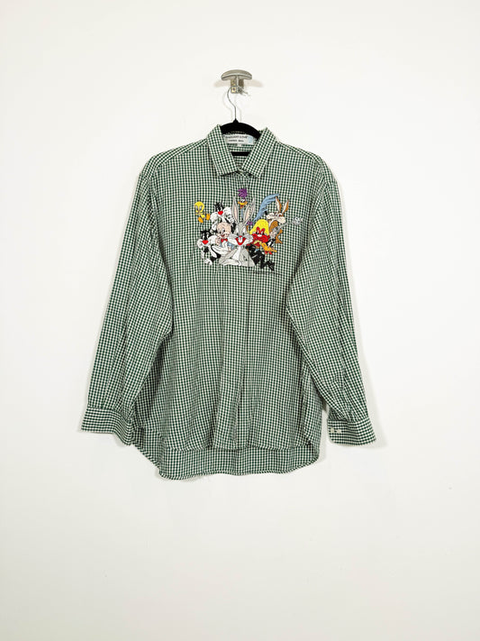 Camisa Warner Bros. Emmanuel Schvili - Talla M/L - Caramelo Vintage