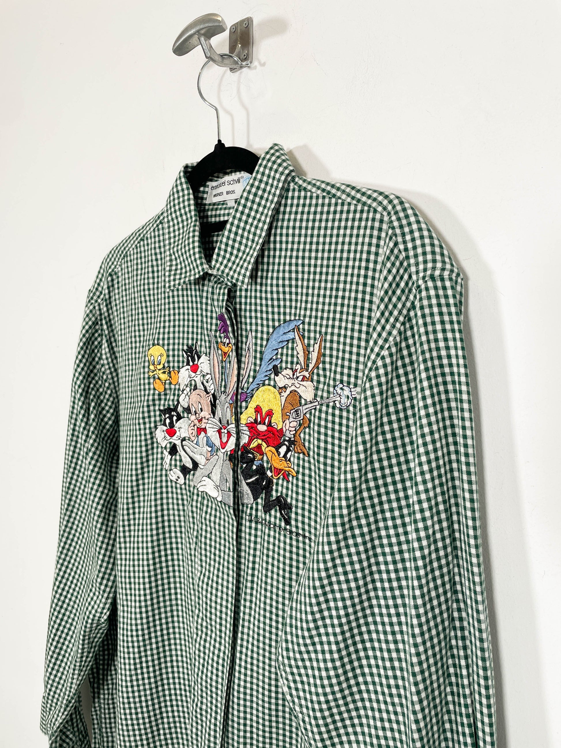 Camisa Warner Bros. Emmanuel Schvili - Talla M/L - Caramelo Vintage