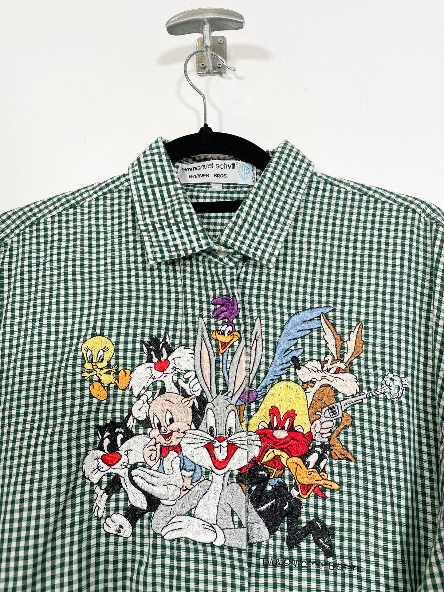 Camisa Warner Bros. Emmanuel Schvili - Talla M/L - Caramelo Vintage