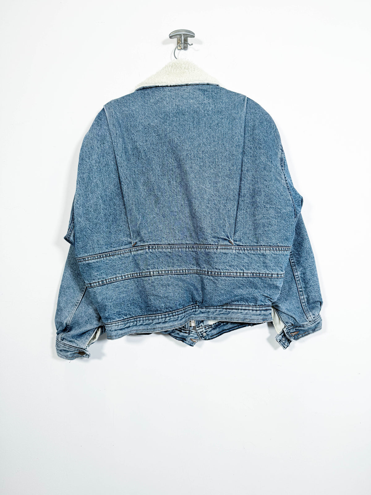 Chaqueta vaquera con borrego Casucci - Talla M/L