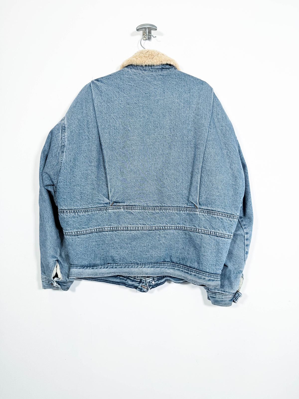 Chaqueta vaquera con borrego Casucci - Talla XL