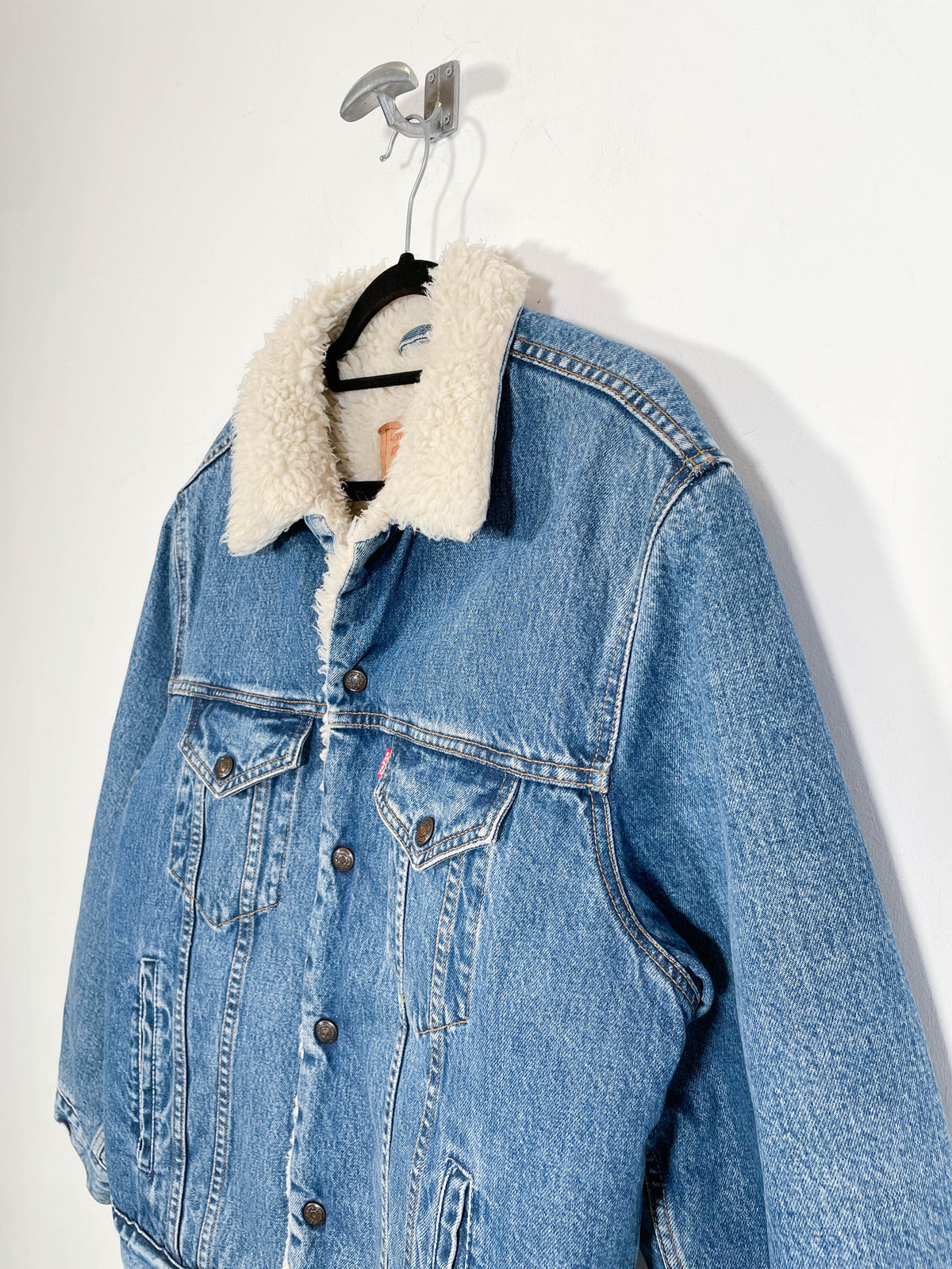 Chaqueta vaquera Levi's con borrego - Talla L
