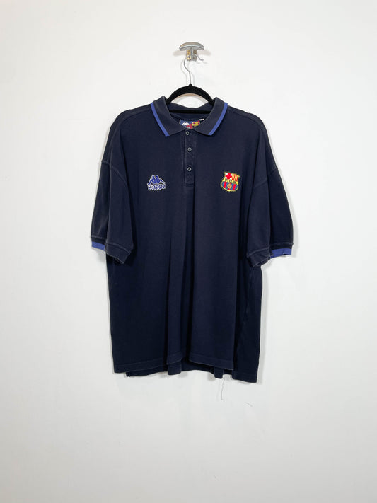 Polo Kappa F.C.Barcelona - Talla XL - Caramelo Vintage