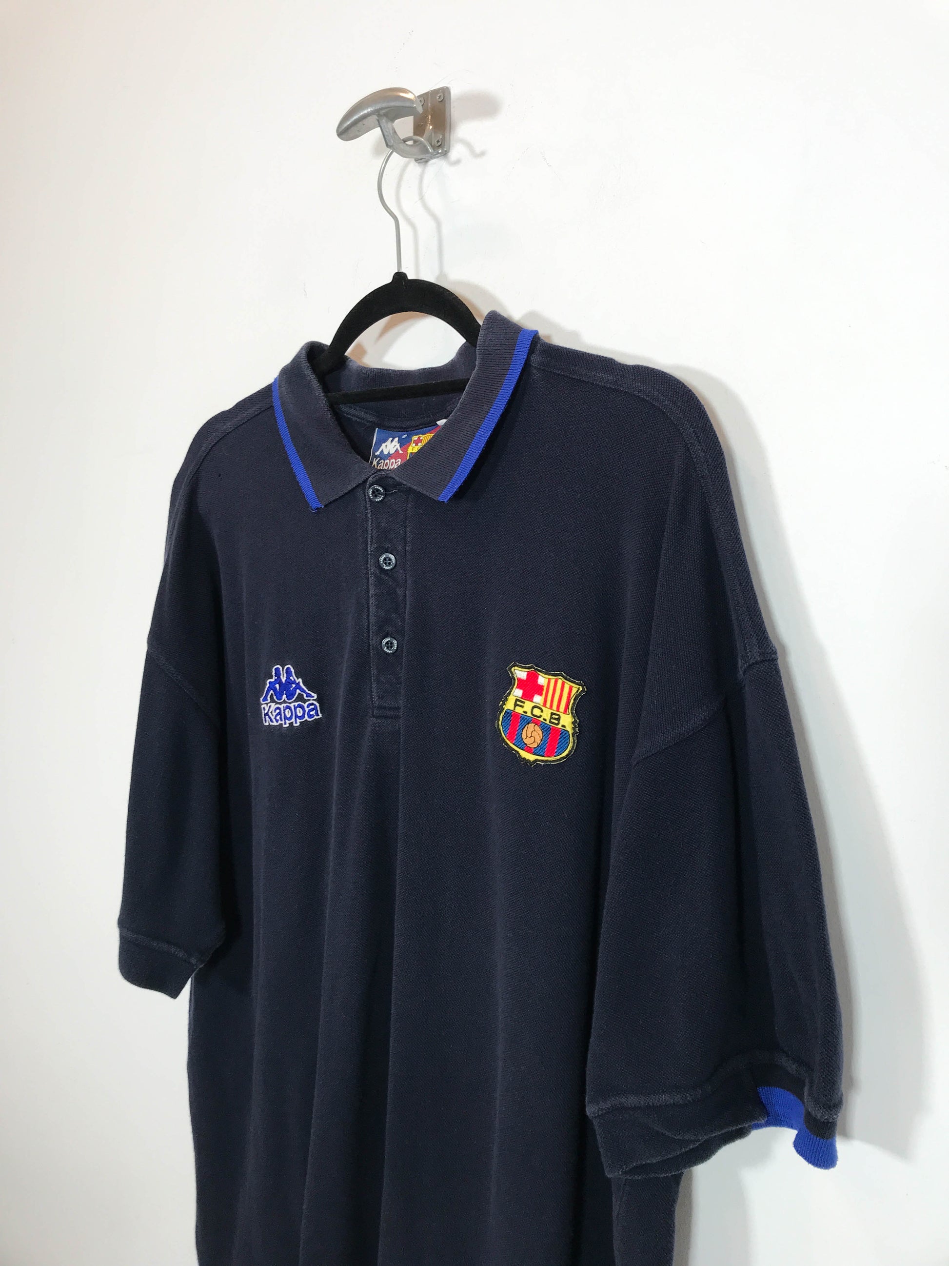 Polo Kappa F.C.Barcelona - Talla XL - Caramelo Vintage