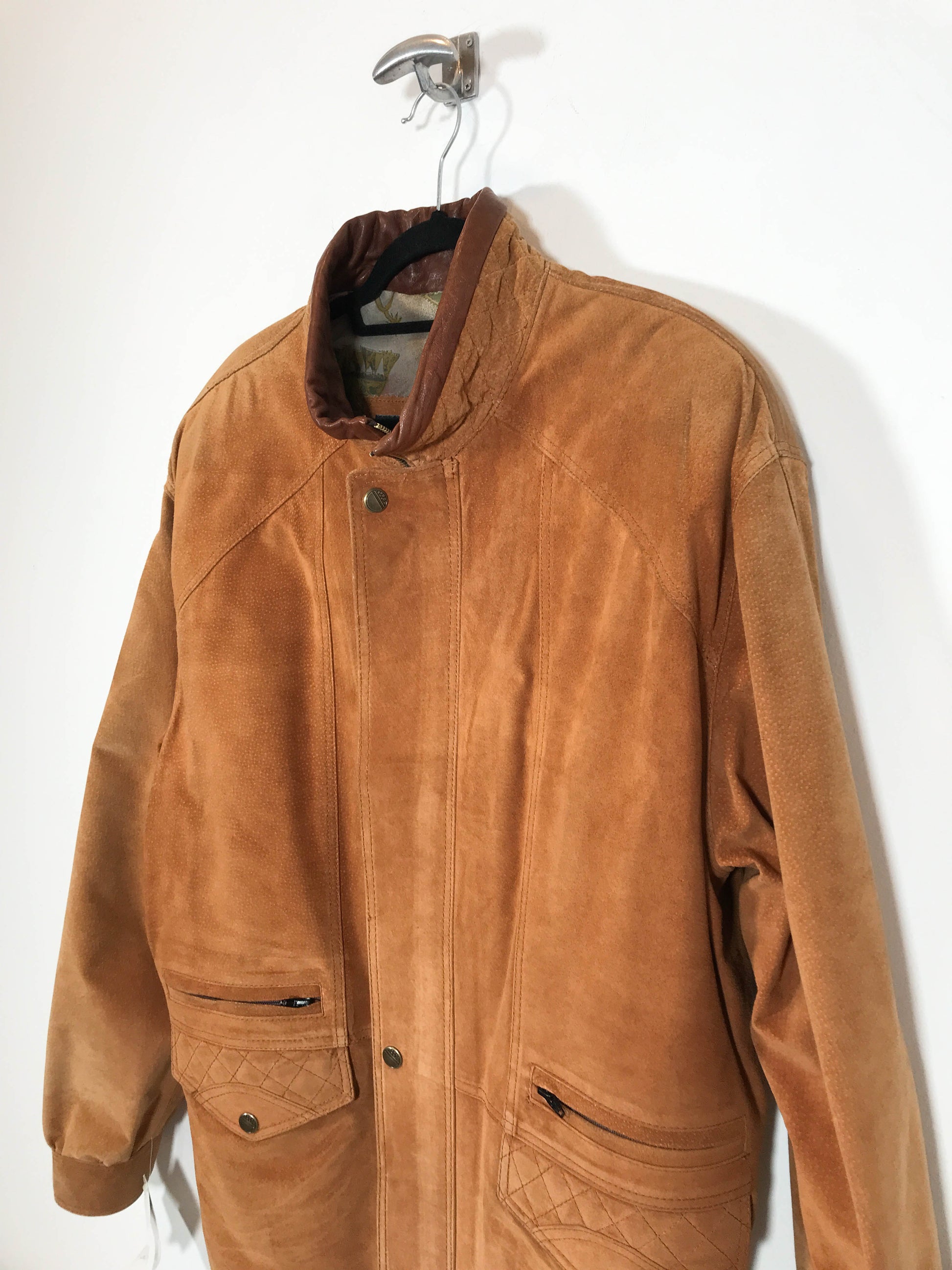 Abrigo de ante DS - Talla L - Caramelo Vintage