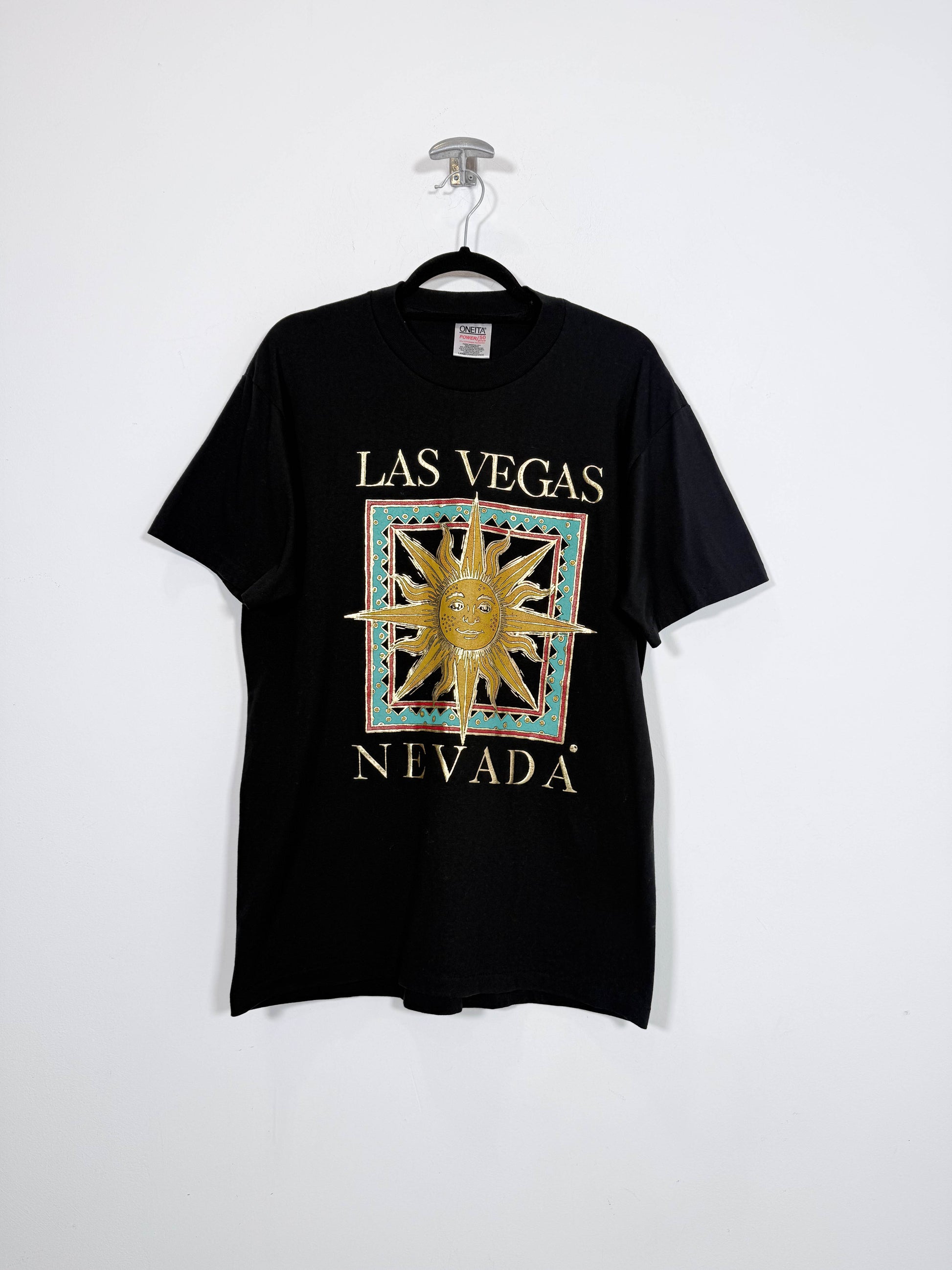 Camiseta Las Vegas - Talla L - Caramelo Vintage