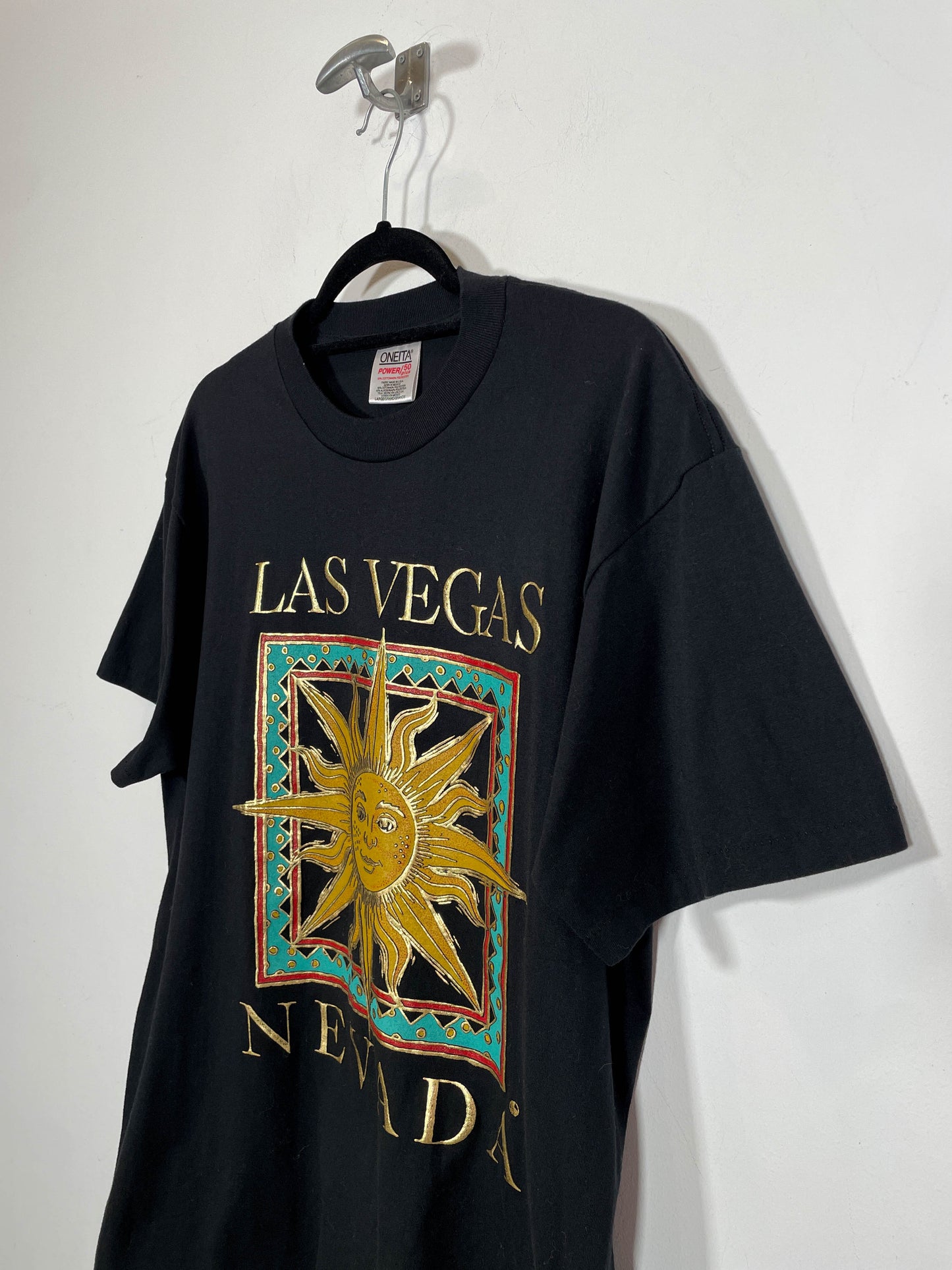 Camiseta Las Vegas - Talla L - Caramelo Vintage