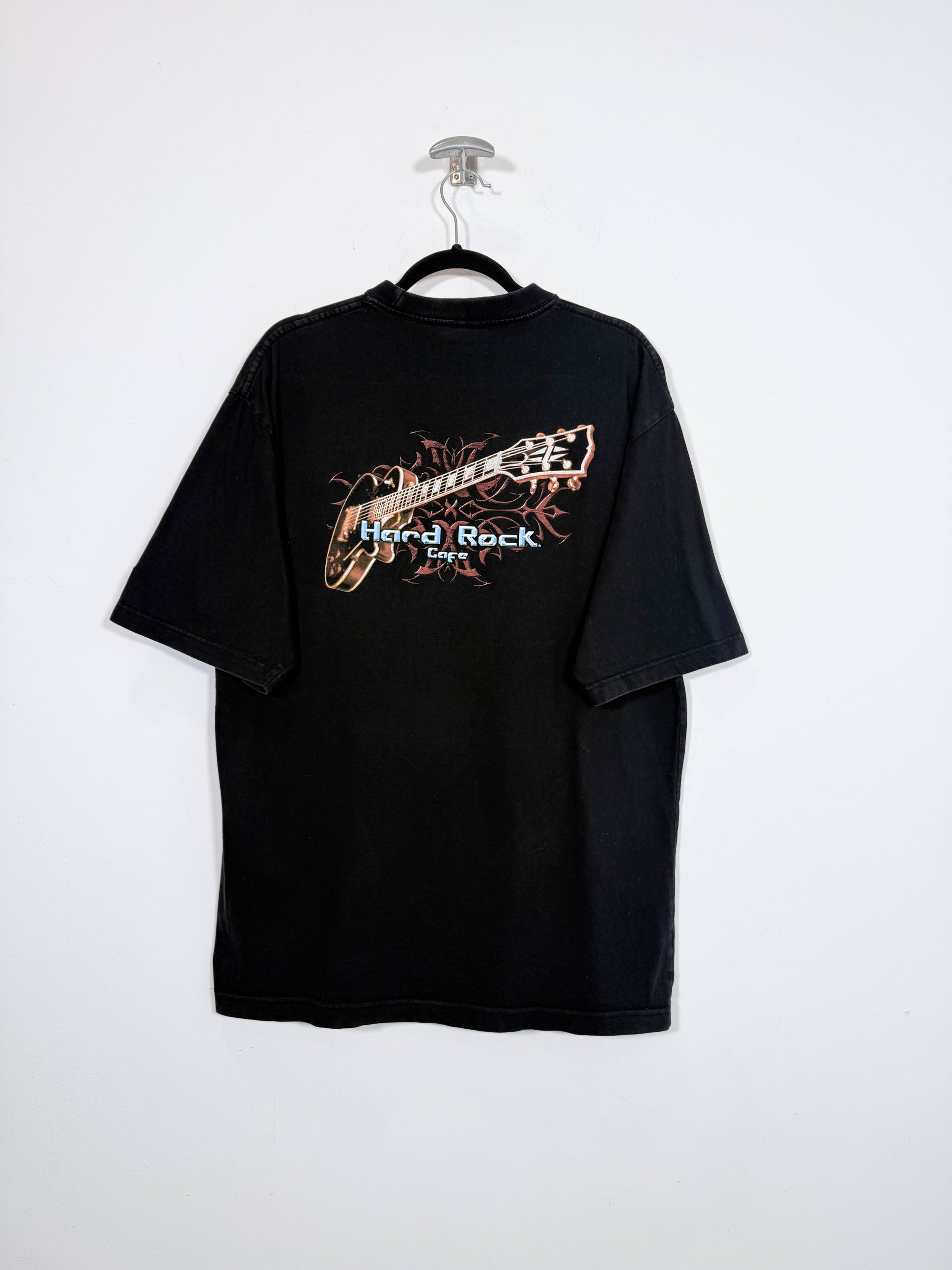 Camiseta Hard Rock Munich - Talla XL - Caramelo Vintage