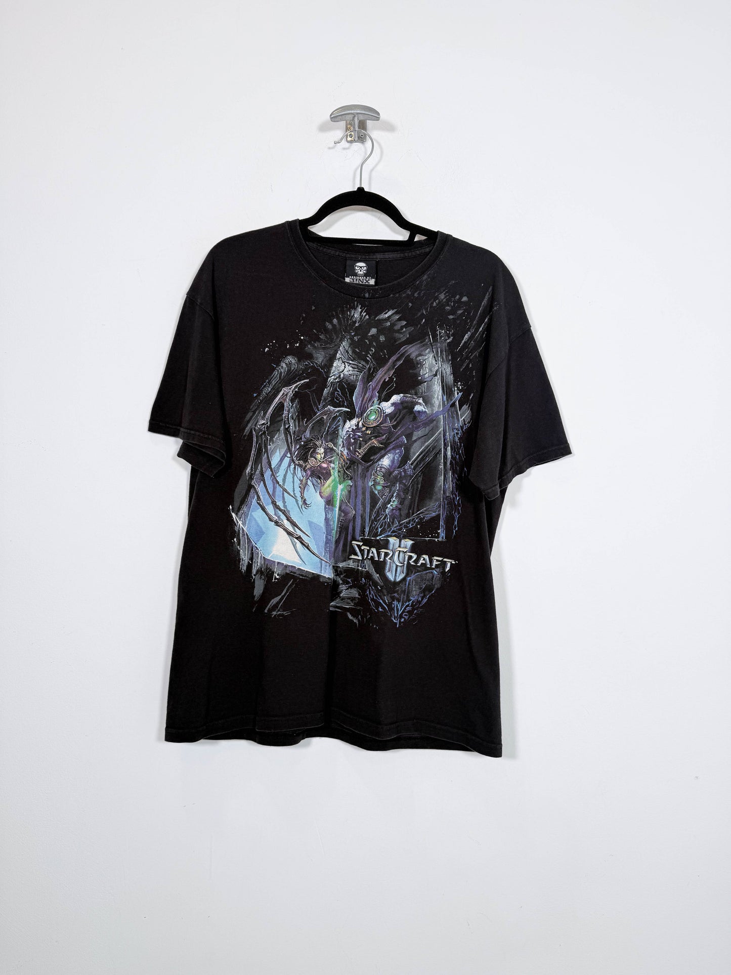 Camiseta StarCraft II - Talla L - Caramelo Vintage