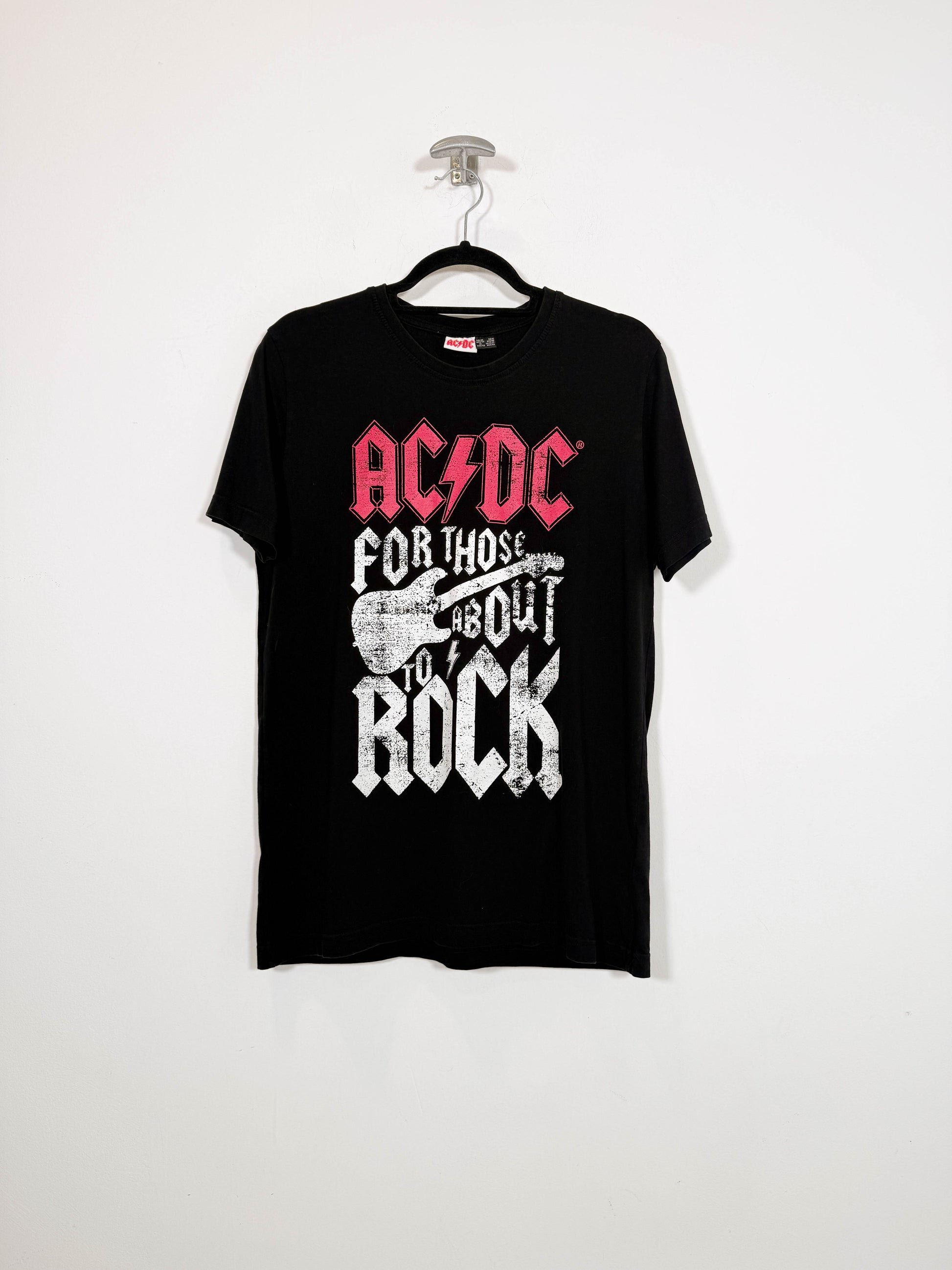 Camiseta AC/DC 2015 - Talla M - Caramelo Vintage