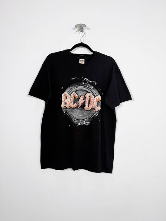 Camiseta AC/DC - Talla L - Caramelo Vintage