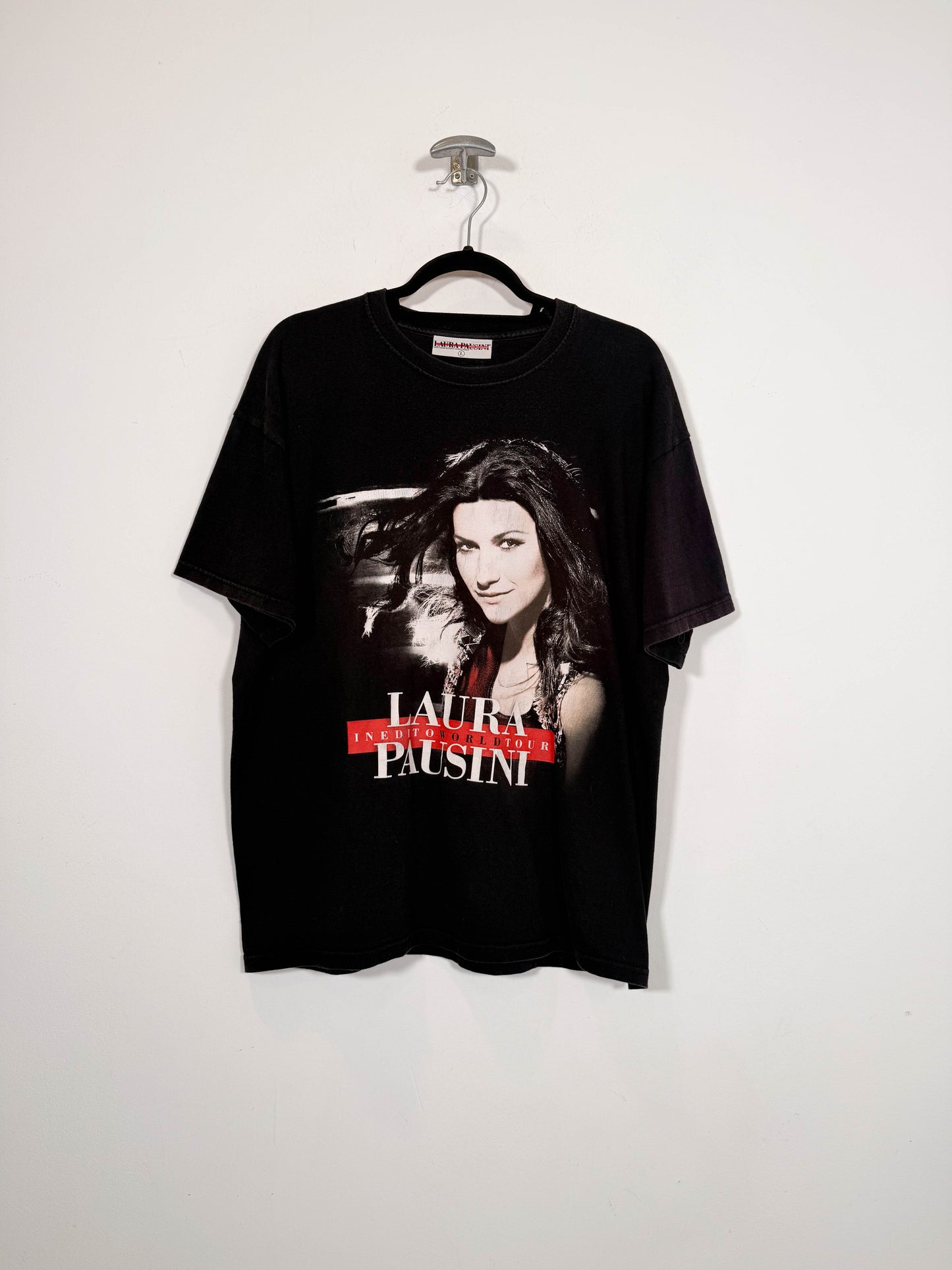 Camiseta Laura Pausini - Talla L - Caramelo Vintage