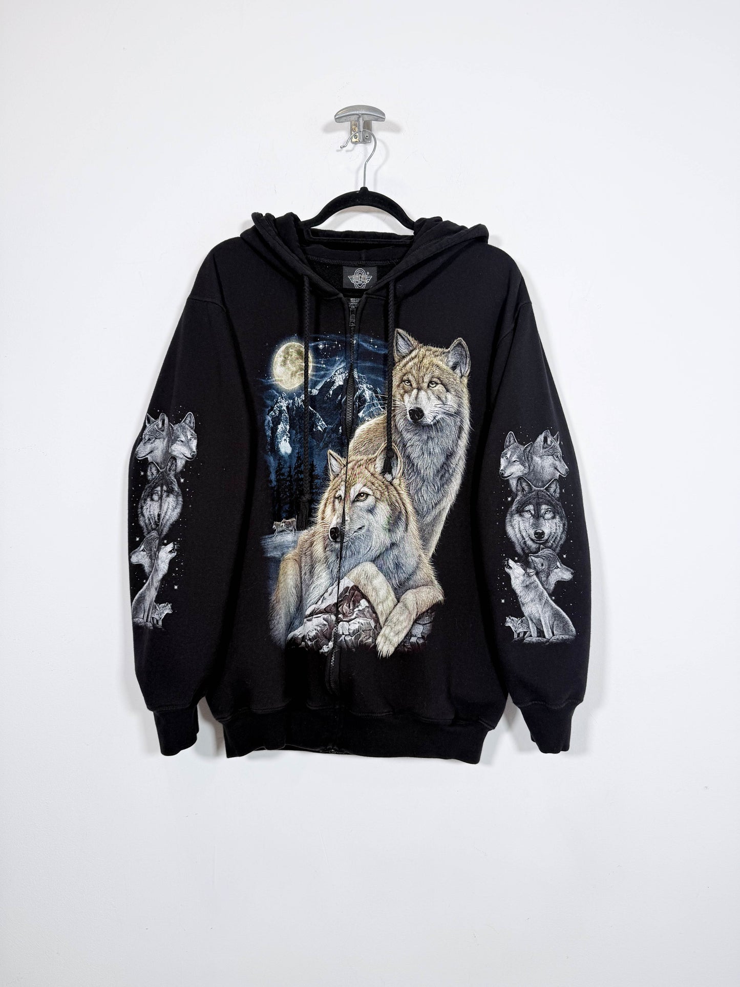 Sudadera Lobos - Talla L - Caramelo Vintage