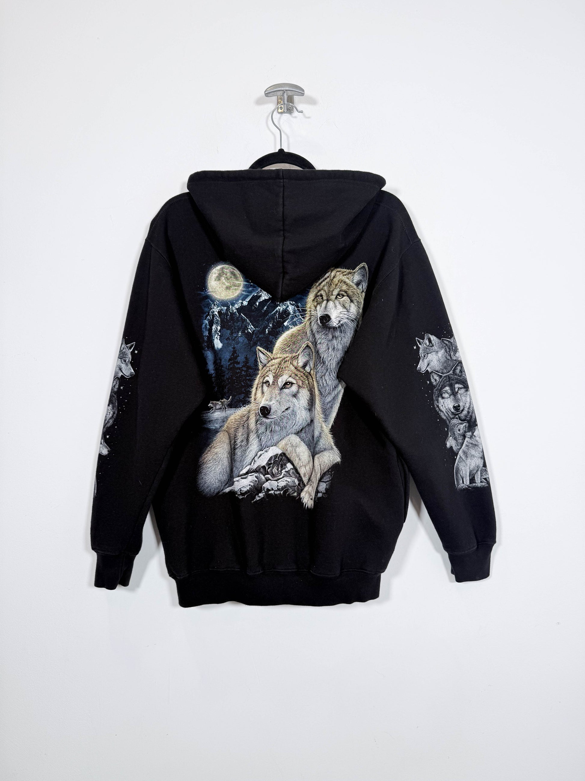 Sudadera Lobos - Talla L - Caramelo Vintage