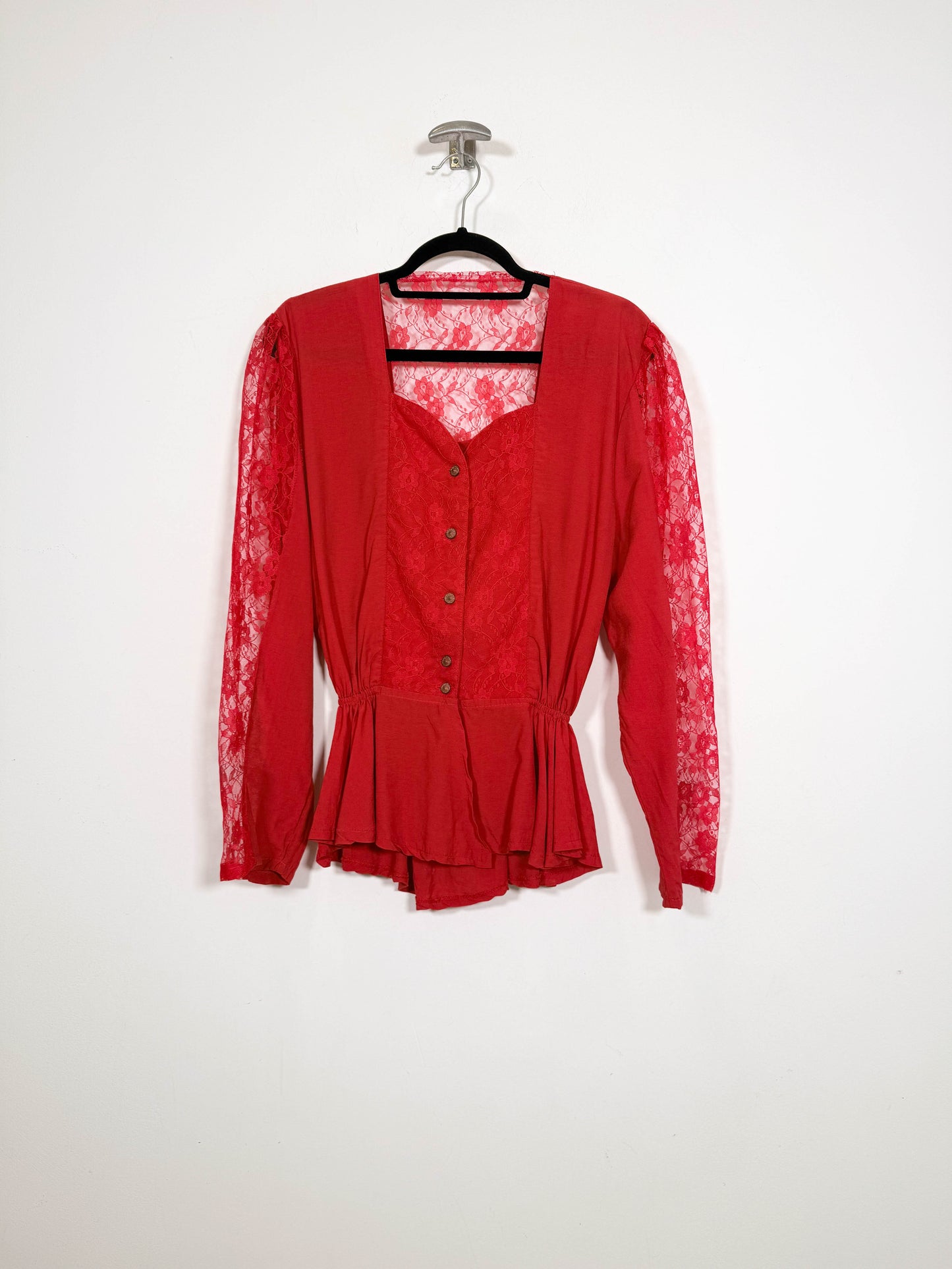 Camisa Red Velvet - Talla M - Caramelo Vintage