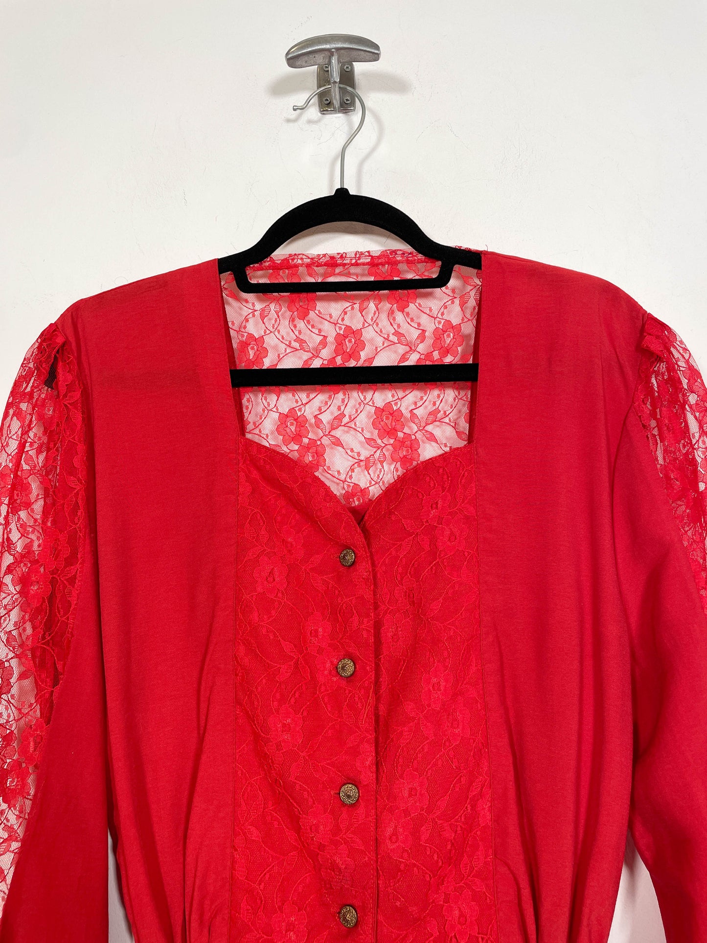 Camisa Red Velvet - Talla M - Caramelo Vintage