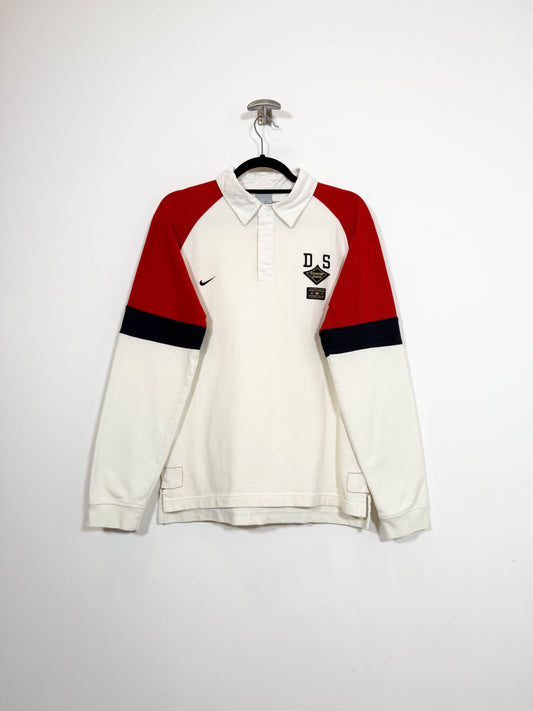 Polo Nike soccer 90's - Talla S/M - Caramelo Vintage