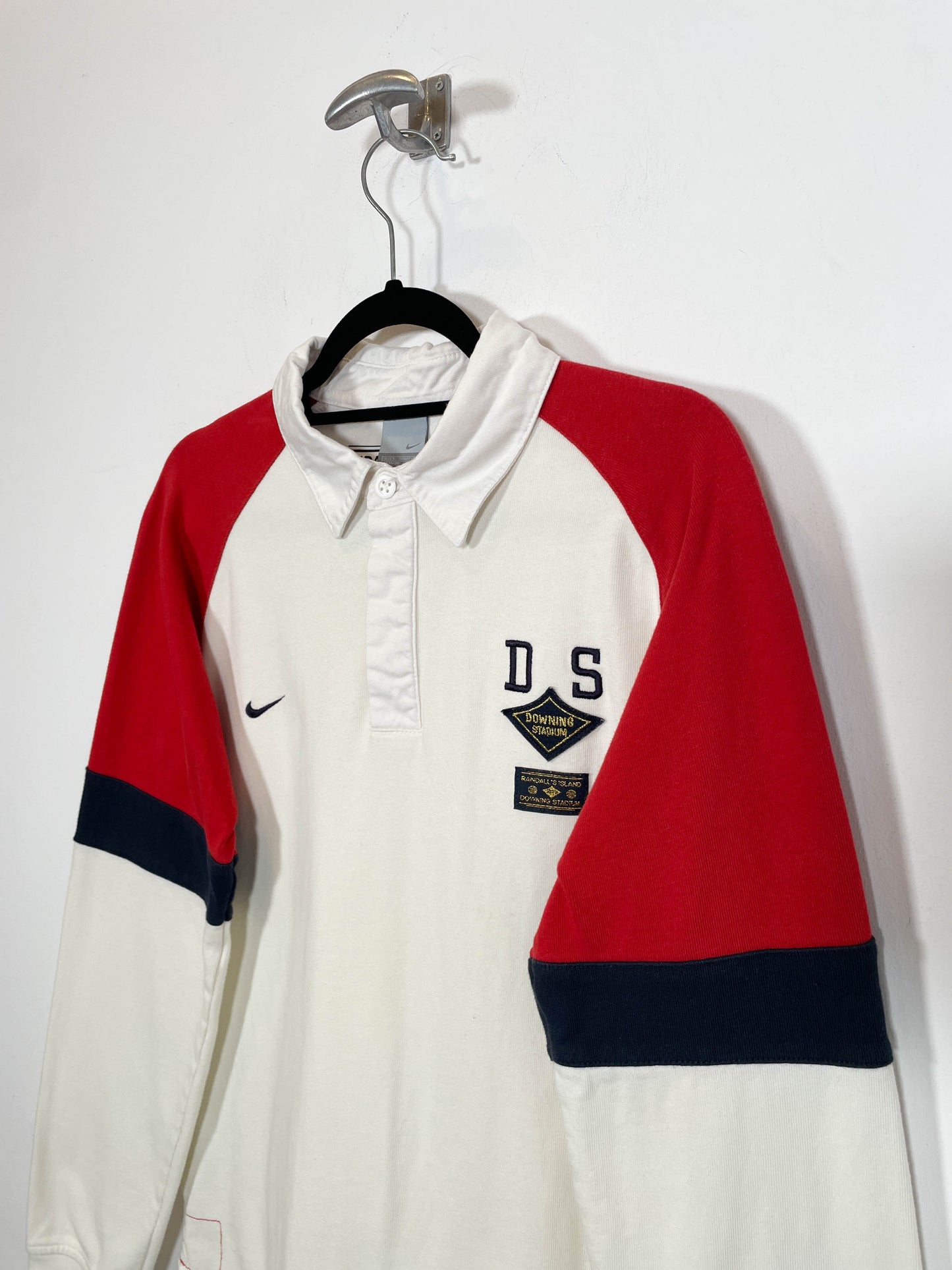 Polo Nike soccer 90's - Talla S/M - Caramelo Vintage