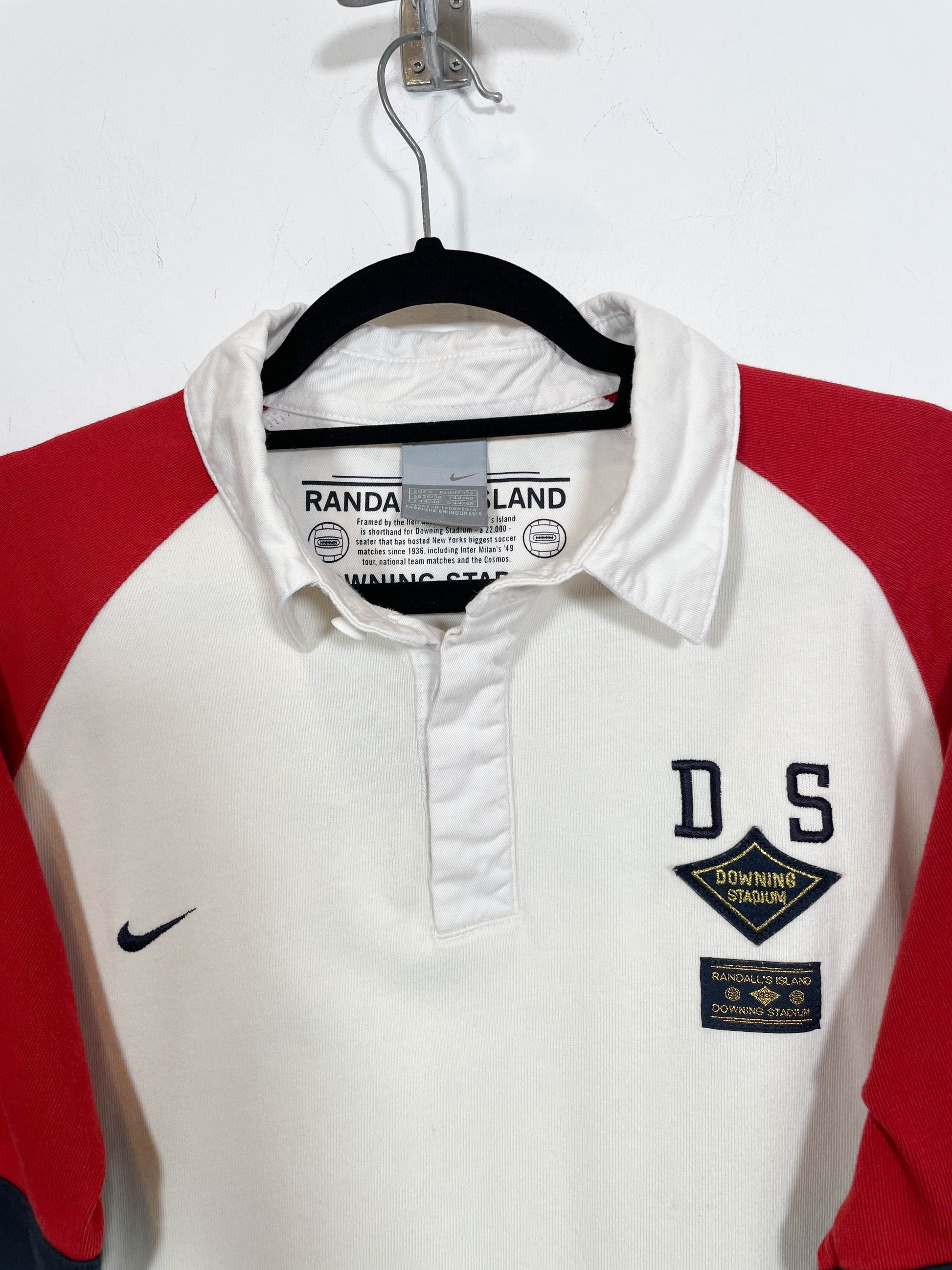 Polo Nike soccer 90's - Talla S/M - Caramelo Vintage
