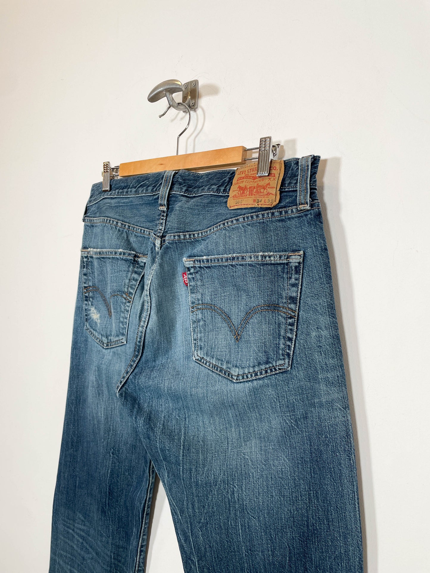 Pantalón Levi's 501 - Talla W34 - Caramelo Vintage