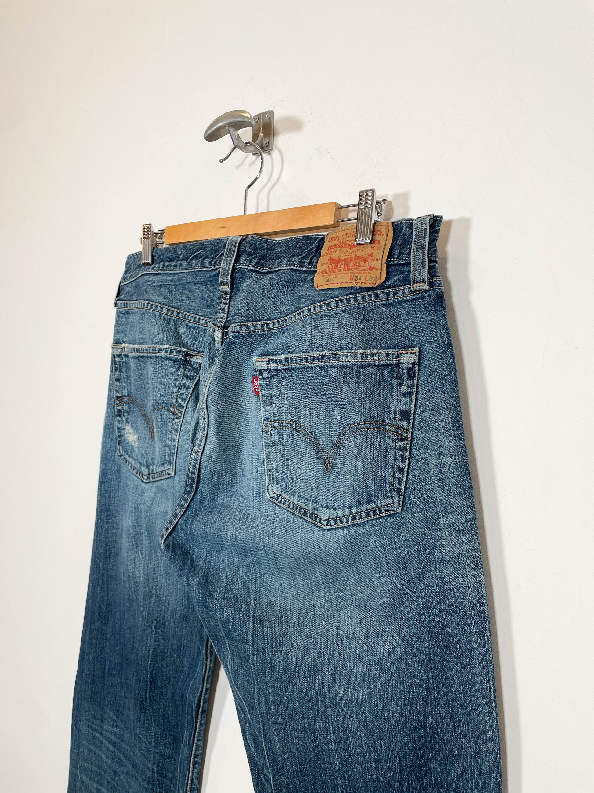 Pantalón Levi's 501 - Talla W34 - Caramelo Vintage
