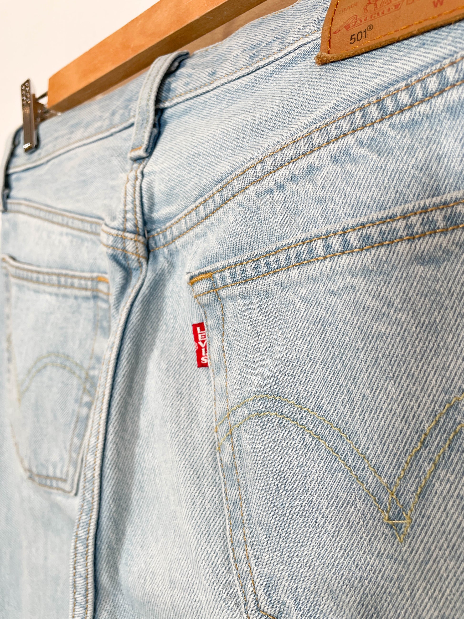 Pantalón Levi's 501 Big E - Talla W28 - Caramelo Vintage