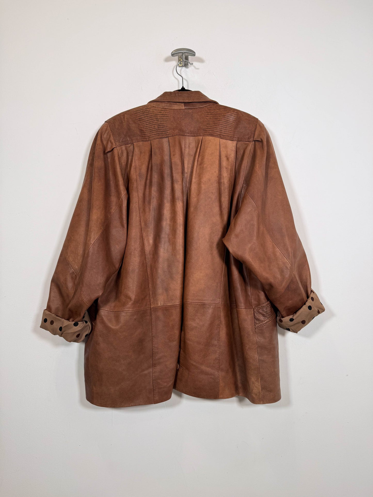 Abrigo de cuero Salman - Talla M