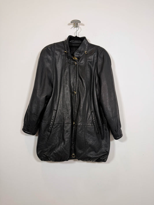 Abrigo de cuero Antica - Talla M/L