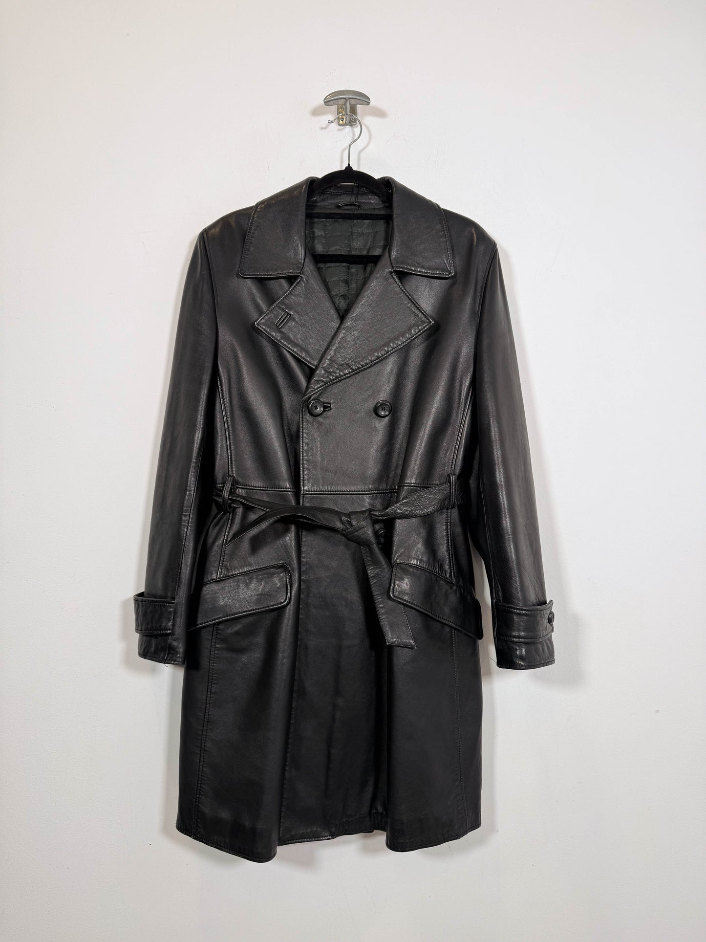 Gabardina de cuero - Talla M