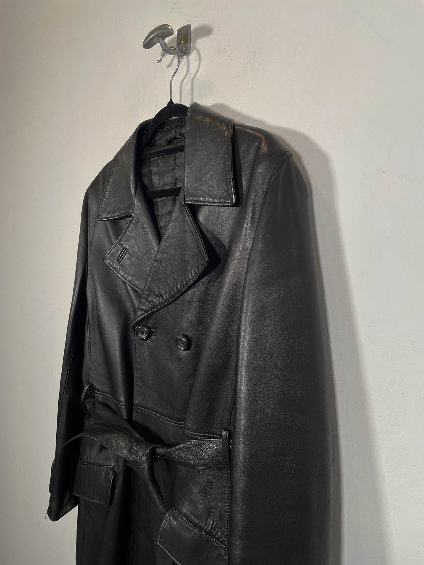 Gabardina de cuero - Talla M