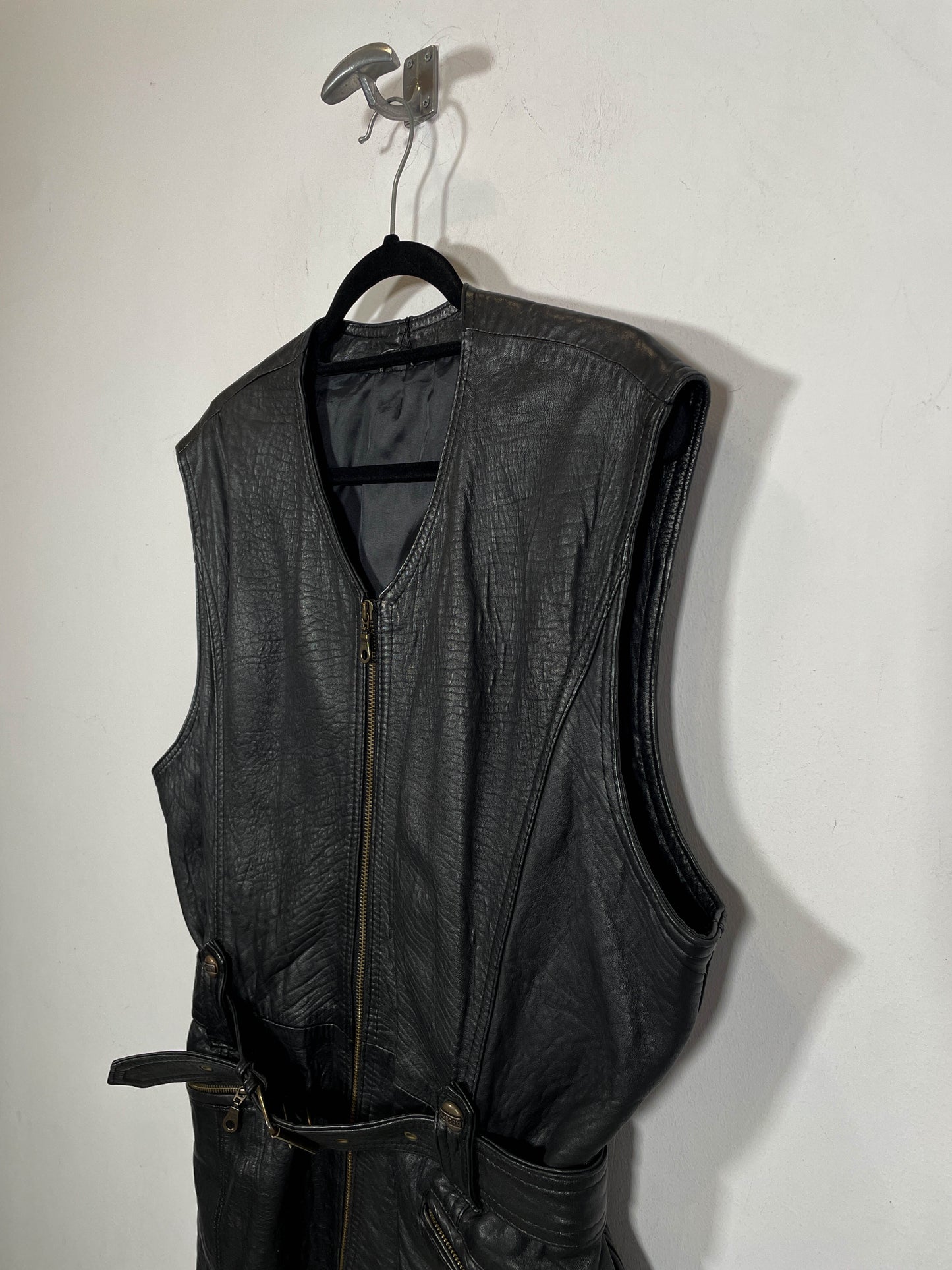 Chaleco de cuero Maddox - Talla M/L