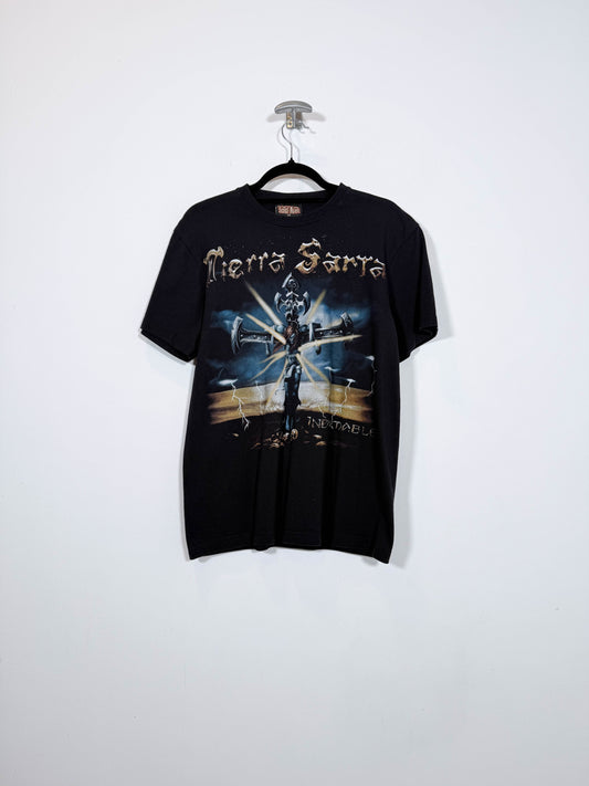 Camiseta Tierra Santa 2003 - Talla M - Caramelo Vintage