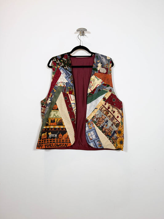 Chaleco Halloween - Talla L/XL - Caramelo Vintage