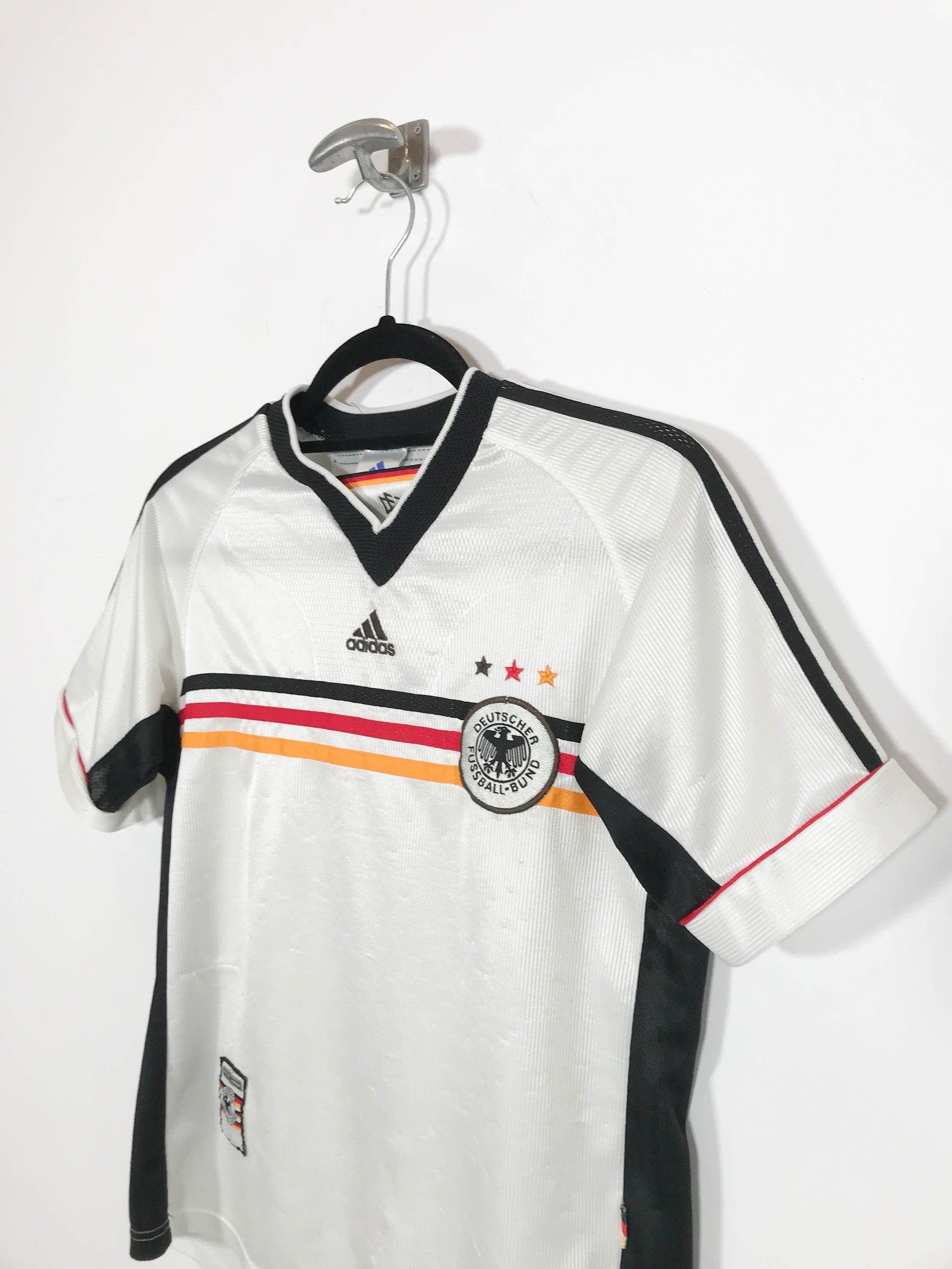 Camiseta Selección Alemana 1998 - Talla XS/S - Caramelo Vintage