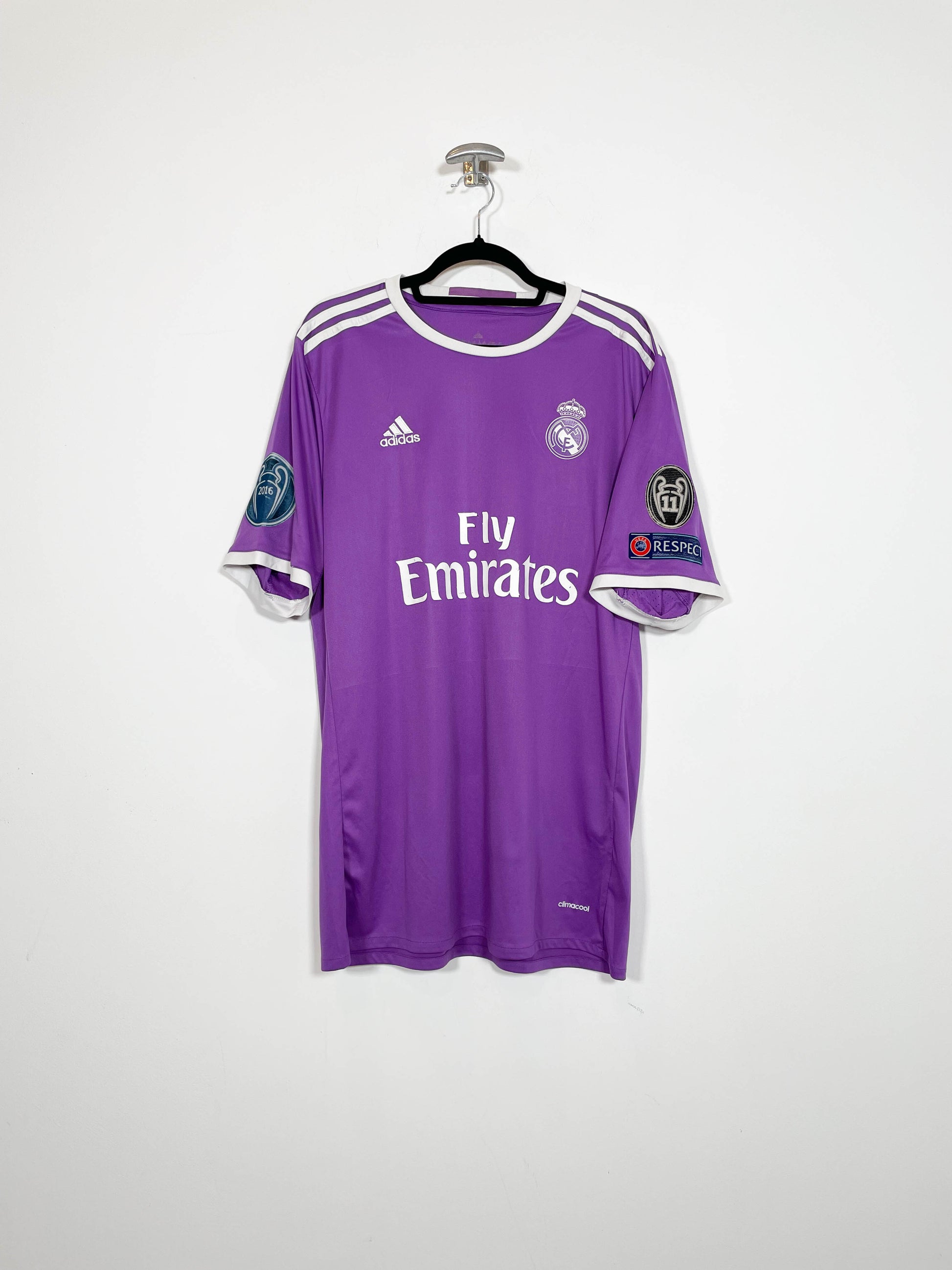 Camiseta Real Madrid 2016/17 - Talla L - Caramelo Vintage