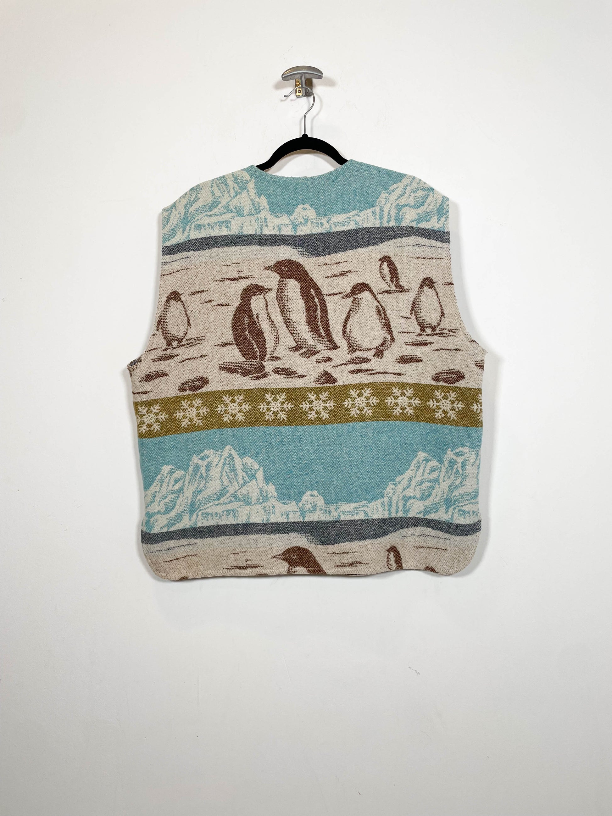 Chaleco Pingüinos - Talla XL - Caramelo Vintage