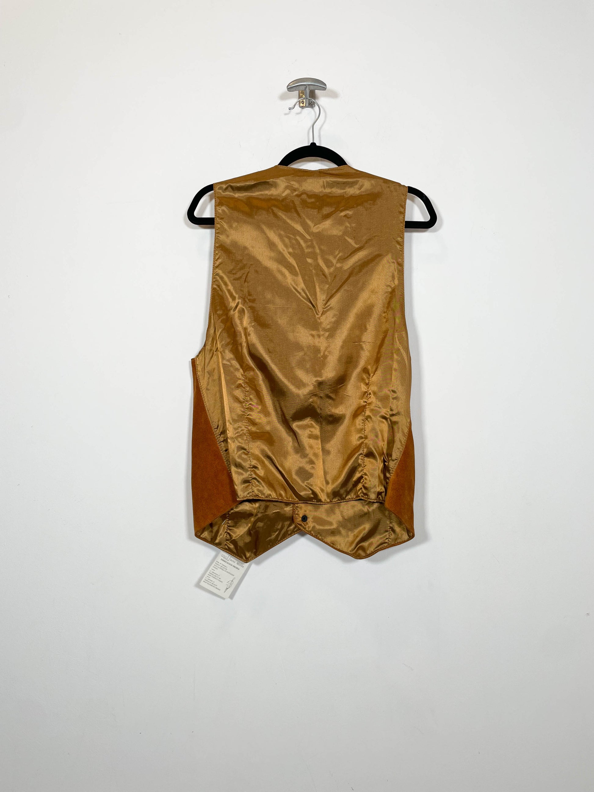 Chaleco de ante DS - Talla L - Caramelo Vintage